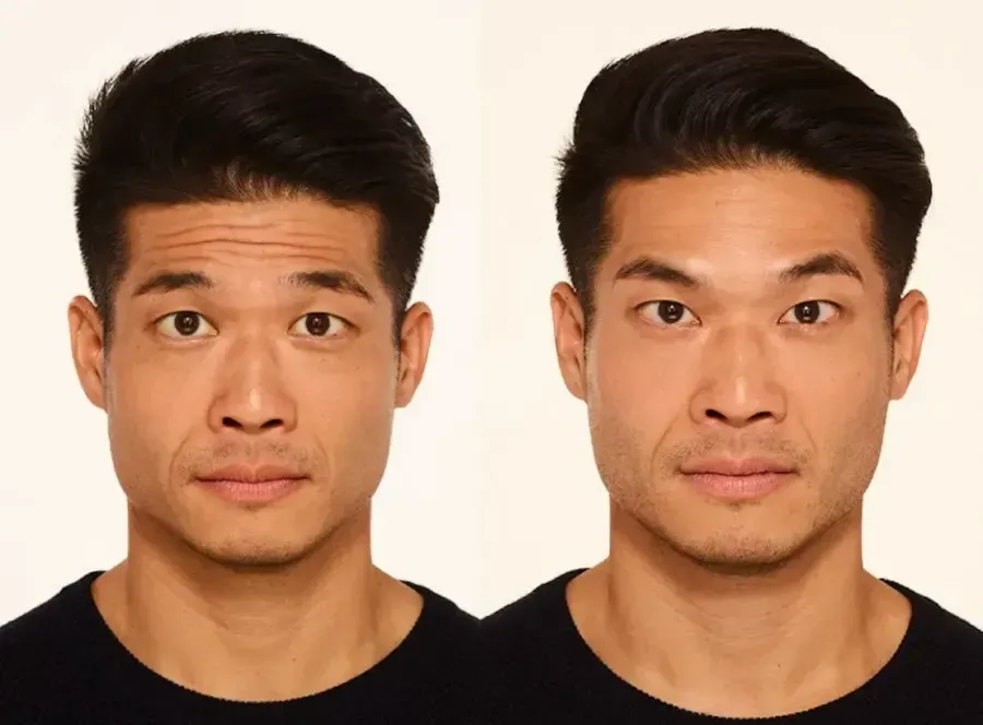 Botox before and after