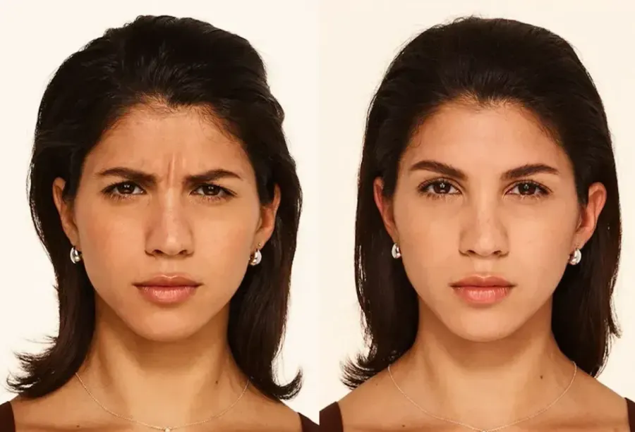 Botox before and after