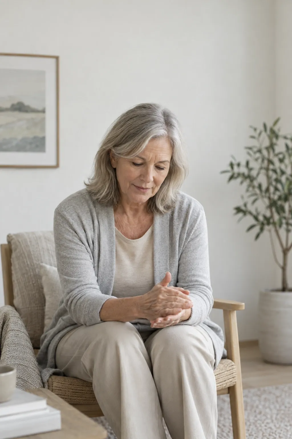 Patient describing numbness and tingling in the feet during a nerve evaluation in Camarillo, California