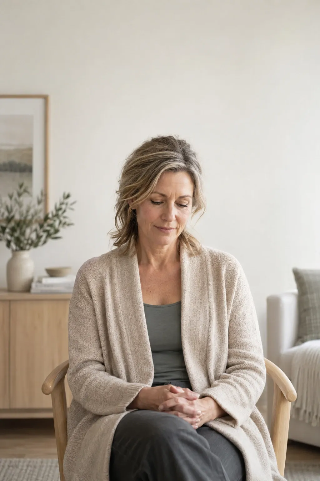 Patient discussing bladder leaks privately with a provider at a wellness clinic in Camarillo, California