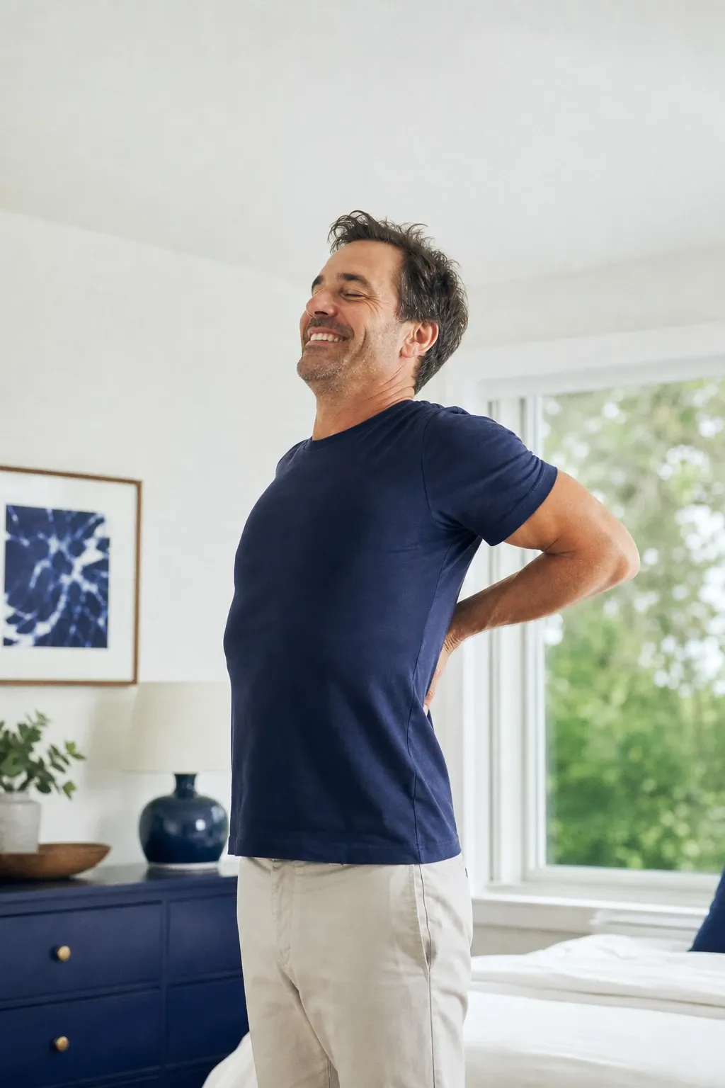 Dr. James Bergtold performing a gentle spinal adjustment at his Naples, Florida chiropractic clinic