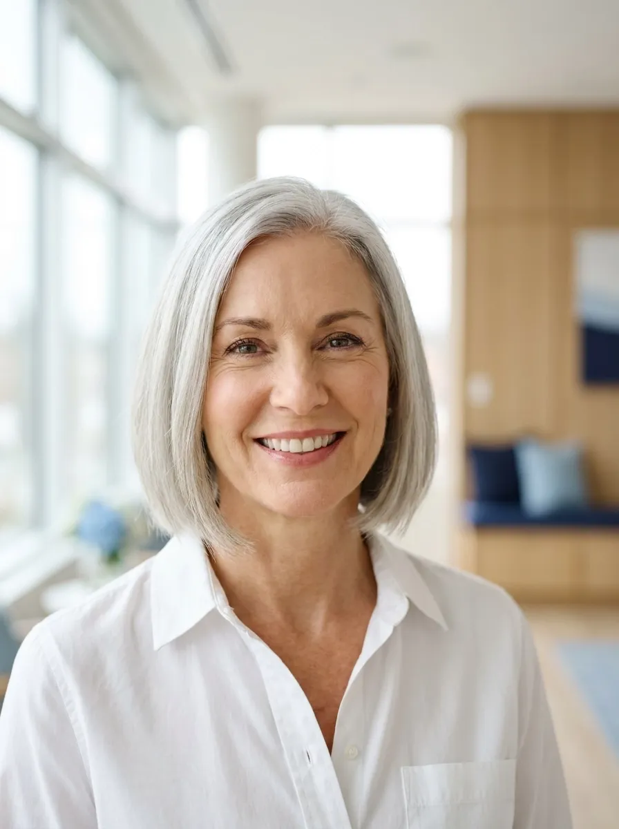Confident Naples adult who is a good candidate for lab-guided wellness and lifestyle coaching support