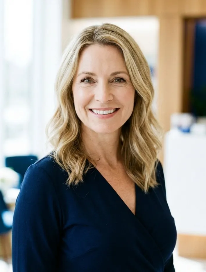 Confident adult candidate for pelvic floor therapy with the Emsella chair in Naples, Southwest Florida