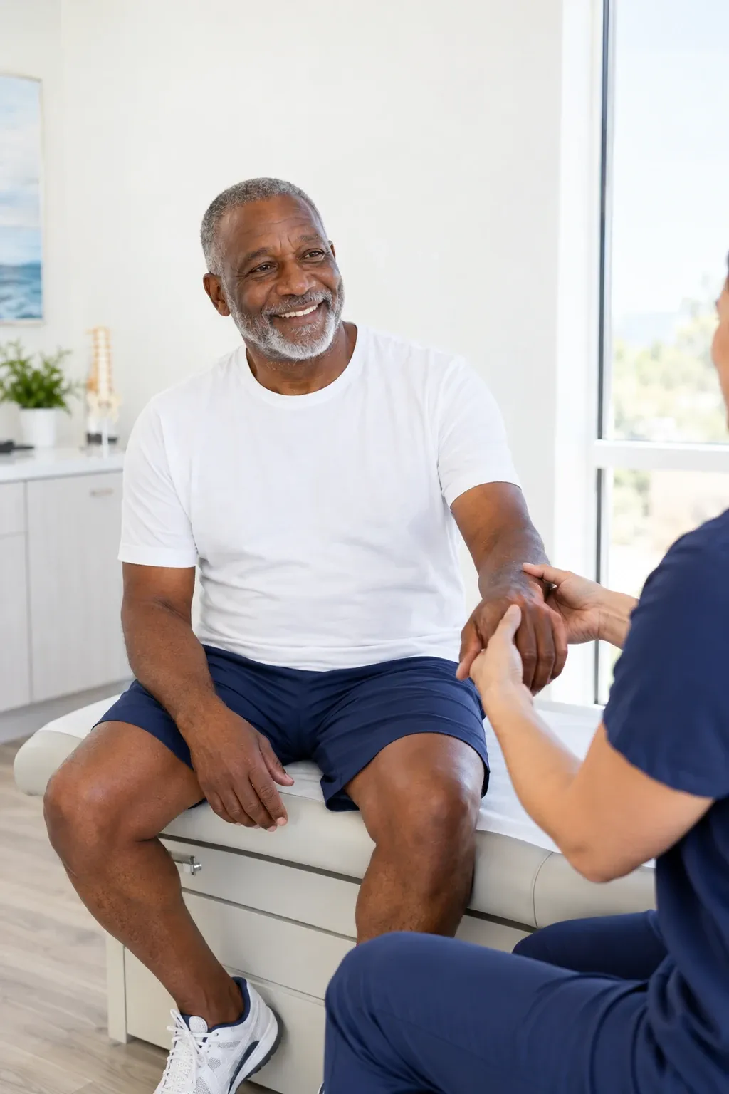 Illustration of healthy cartilage compared with worn osteoarthritis cartilage at Ready Pain Management, Gulf Breeze