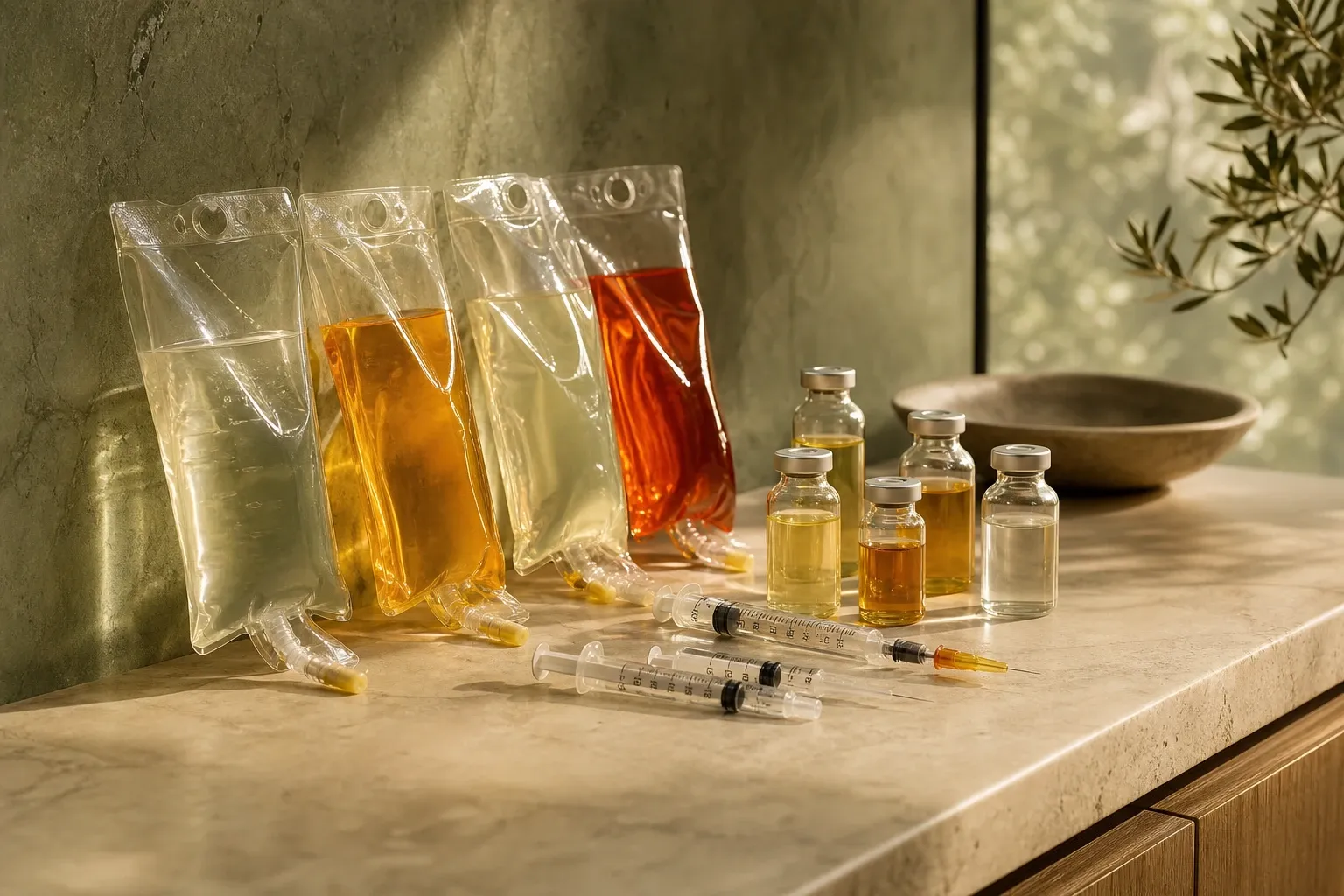 Comparison of IV drip therapy, vitamin injections and oral options at Desert Oasis Wellness and Med Spa in Lake Havasu City
