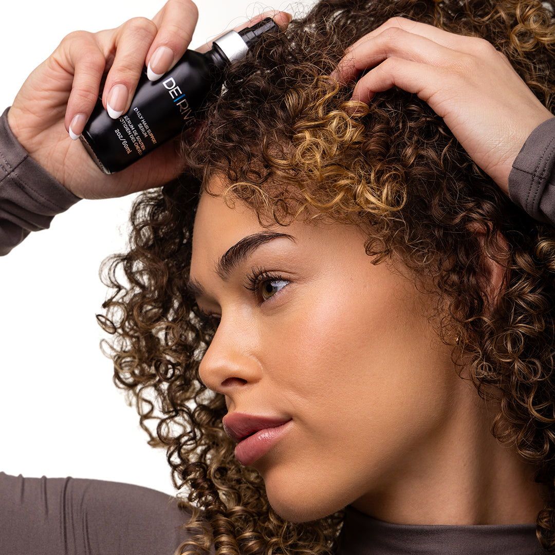 Before and after hair restoration transformation