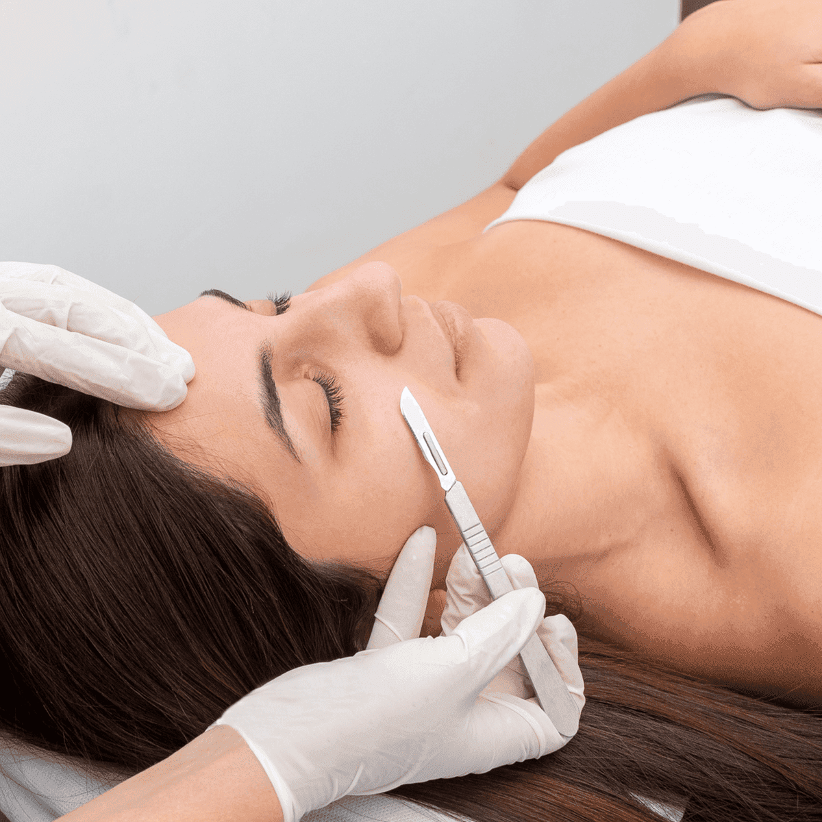 Dermaplaning blade and equipment used at Eternal Wellness Medical Spa Traverse City