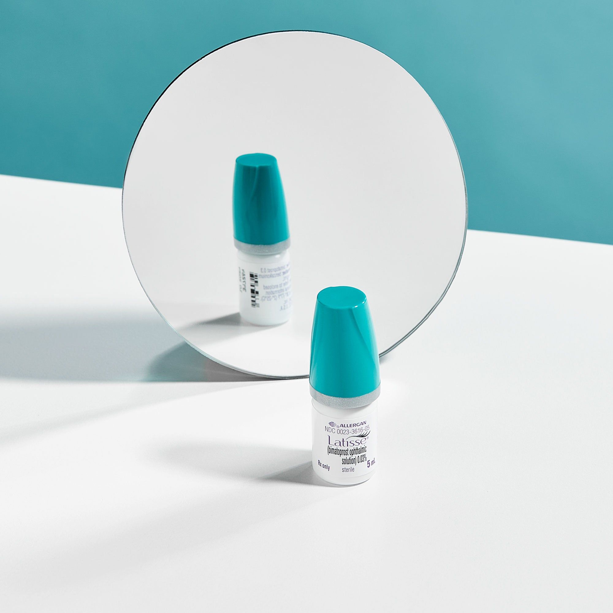 Before and after Latisse results showing fuller eyelashes at Eternal Wellness Traverse City