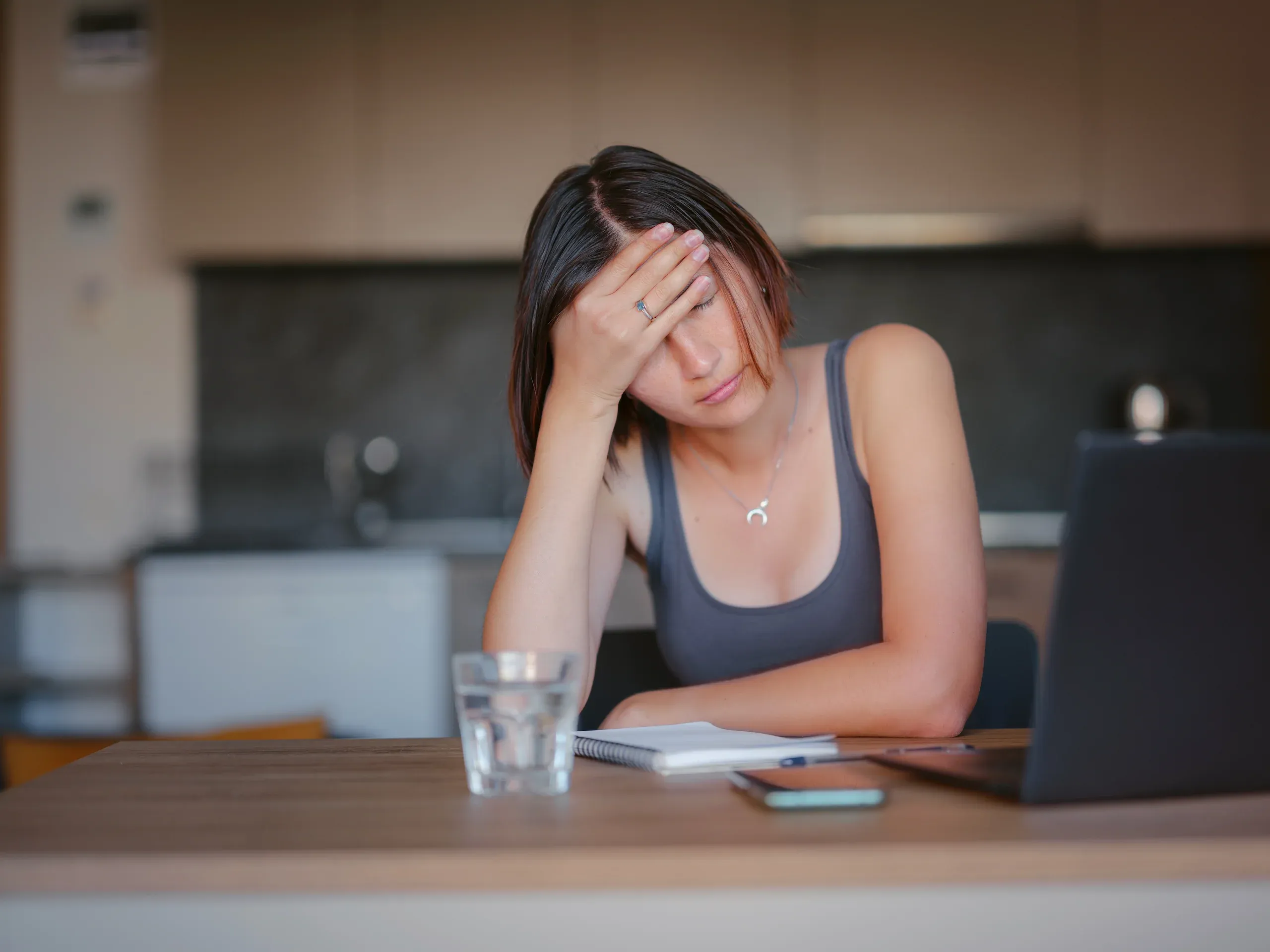 Person concerned about depression and anxiety at Ivy Collaborative Healthcare