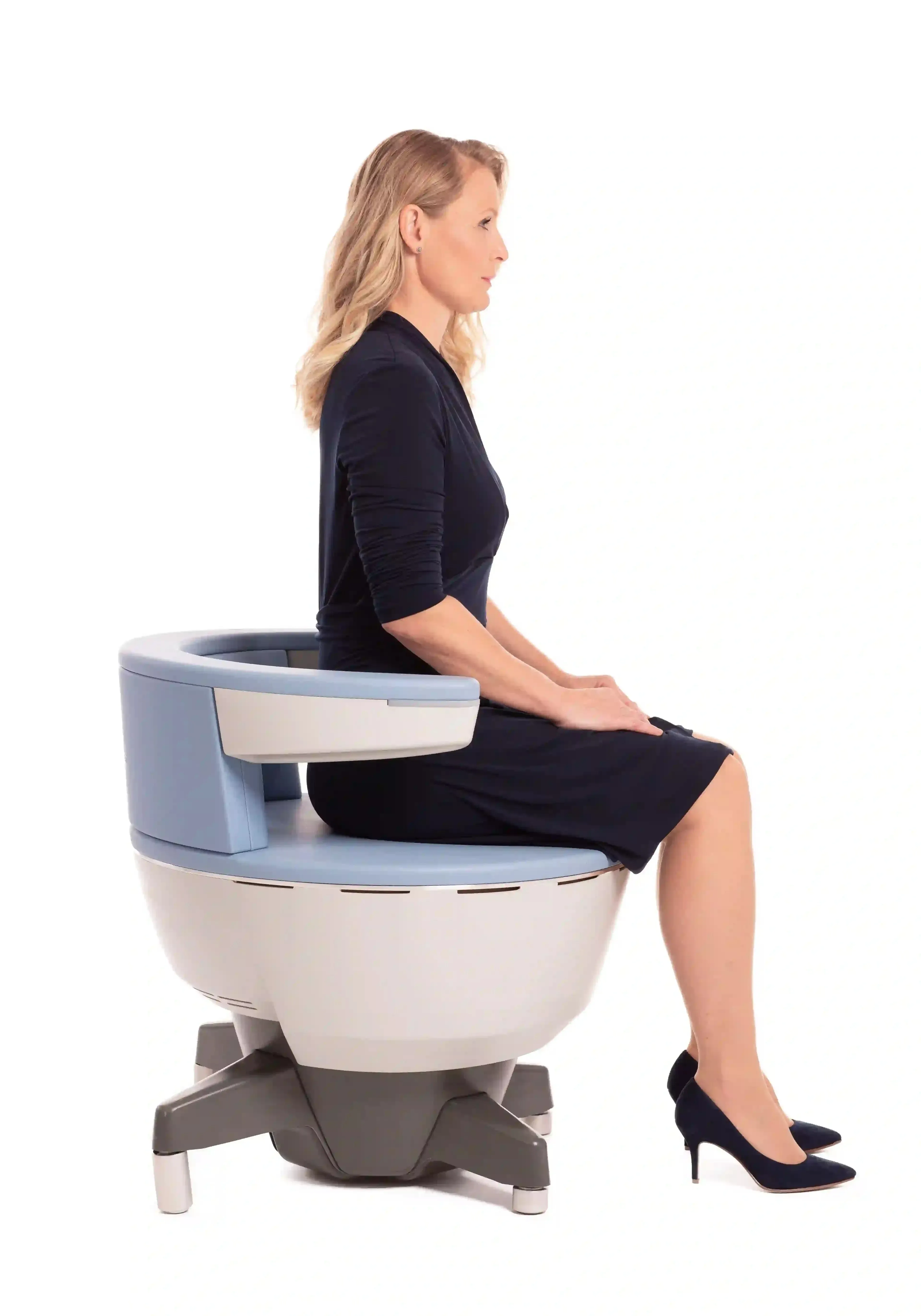 Patient consultation about Emsella benefits with Shanda Hartley in Canton GA