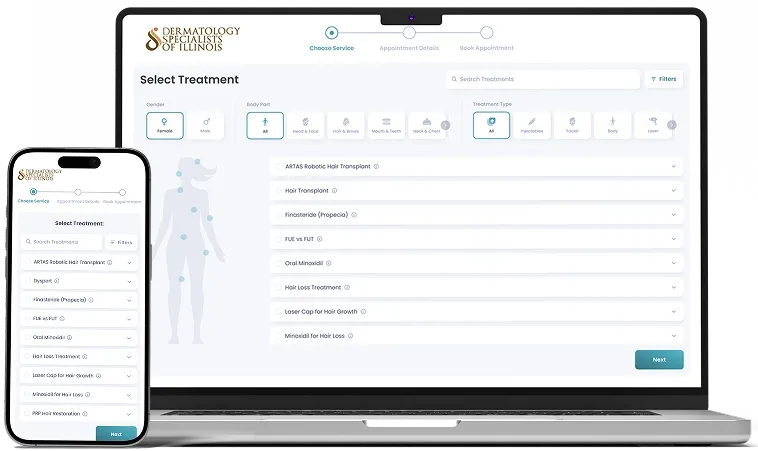 Virtual hair loss consultation with DSI Hair specialists