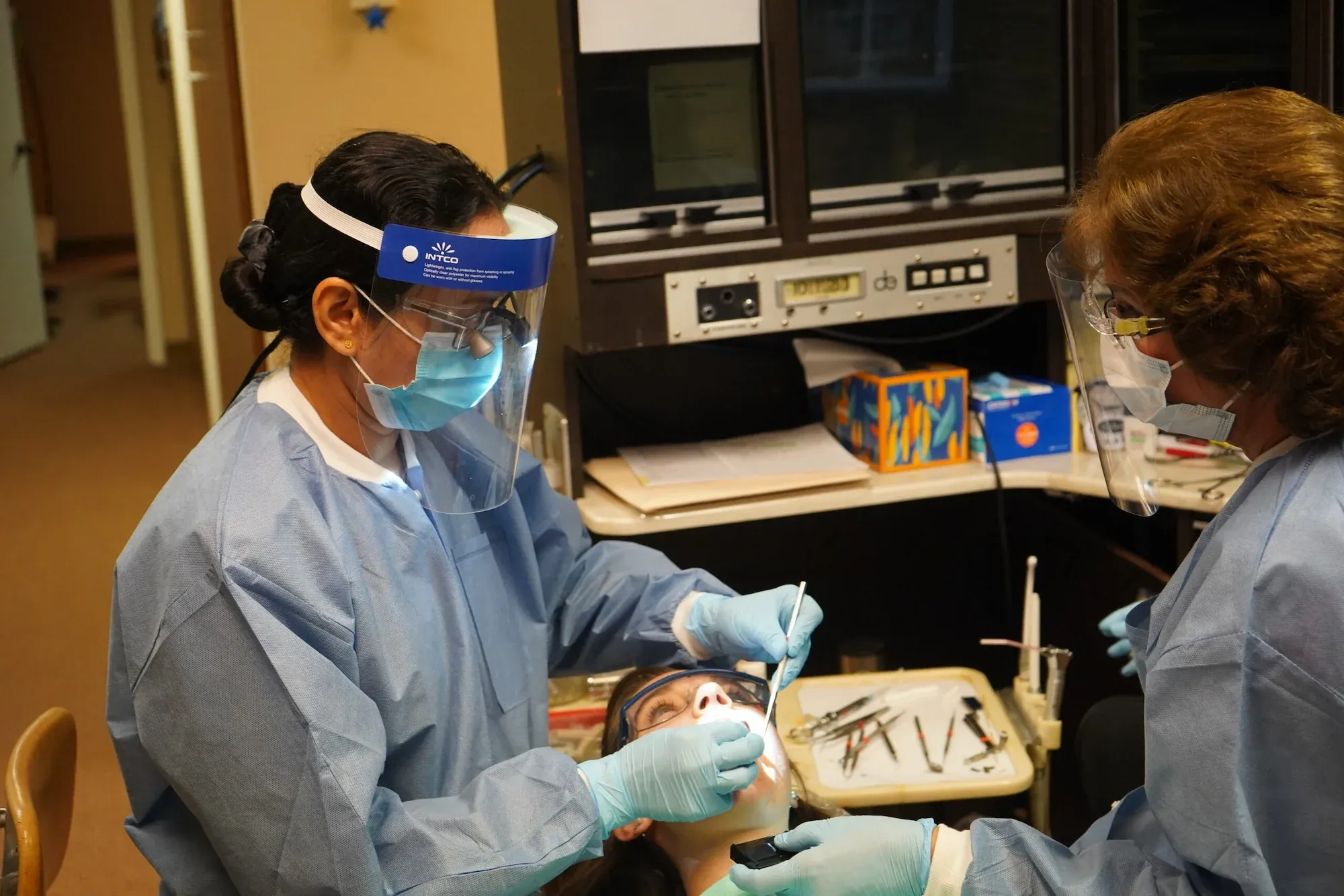 Modern clinic interior at Dental World in Longwood Florida
