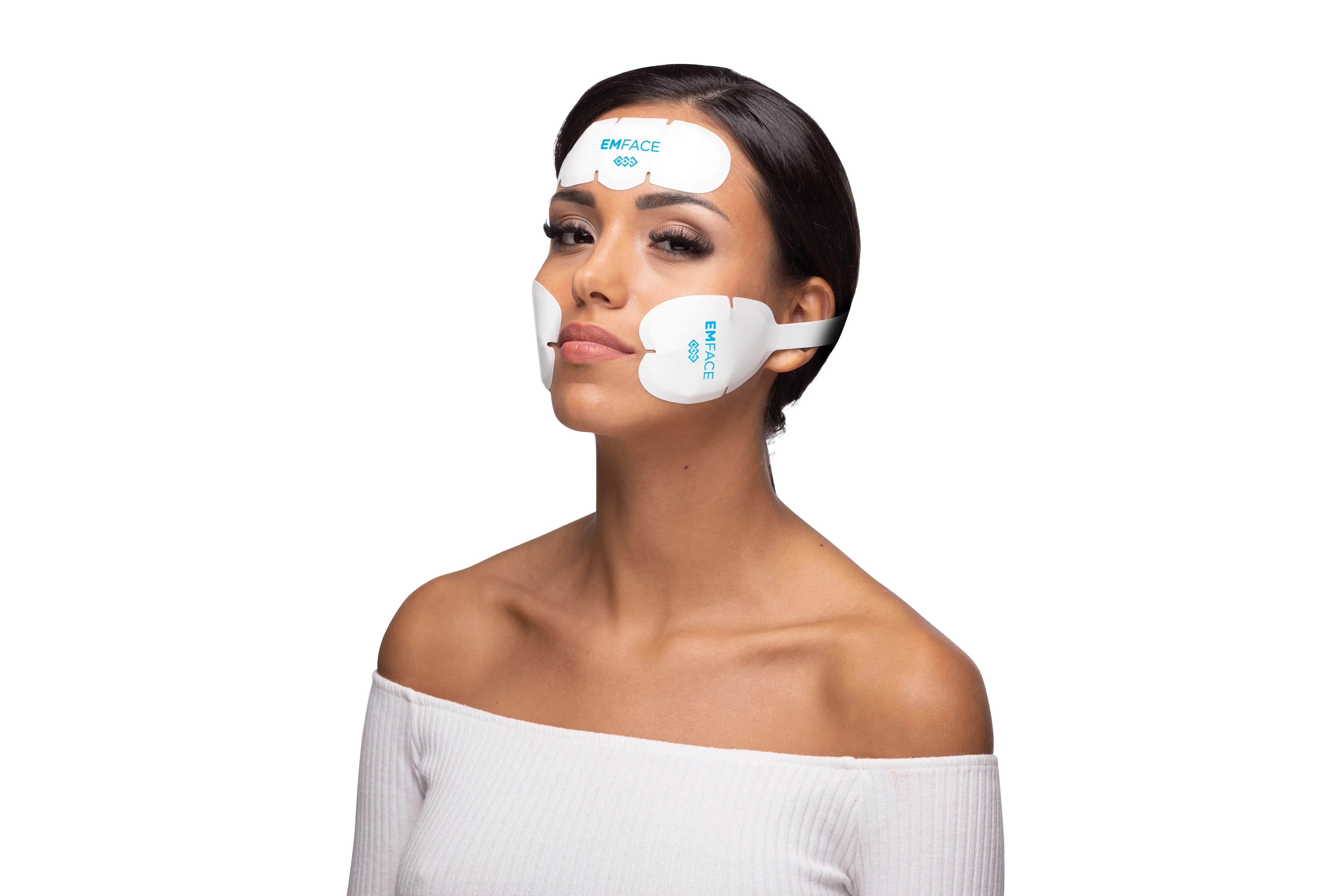 Abstract soft gradient background representing facial lifting and skin renewal
