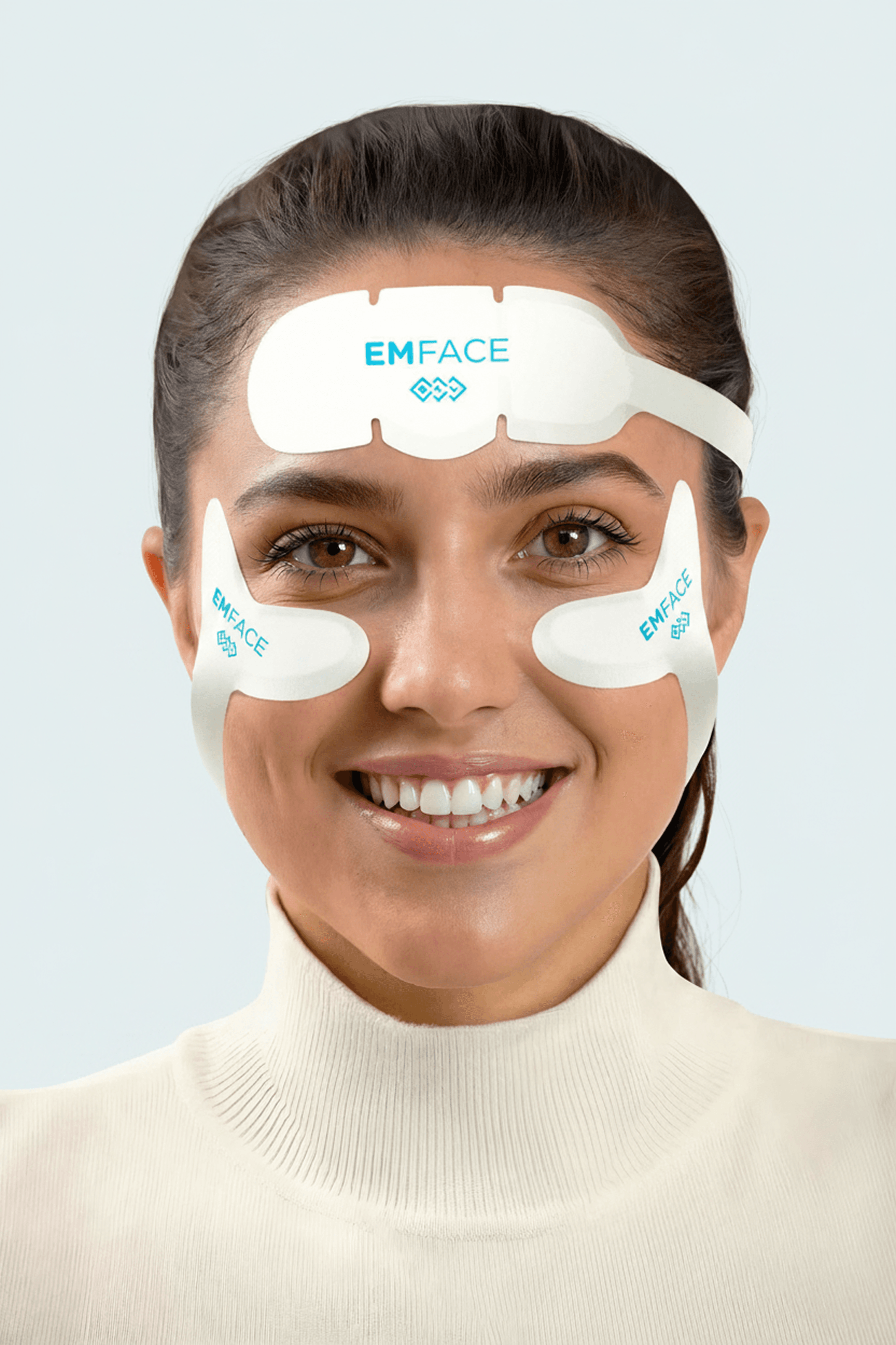 Before and after Emface results showing lifted, firmer facial contour at Hartley Health Canton