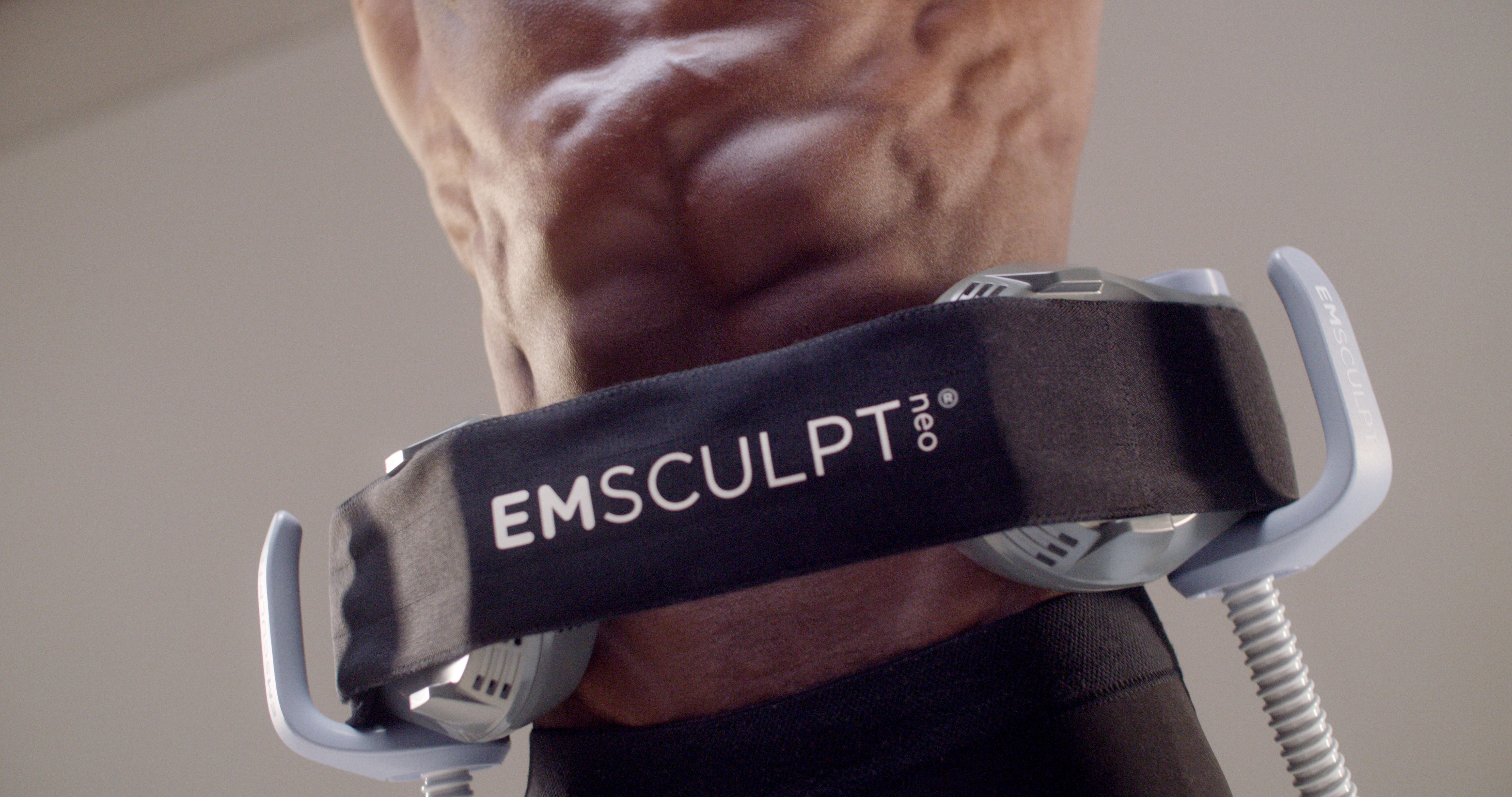 Emsculpt Neo body contouring device used at Precision Chiropractic Rockford MI
