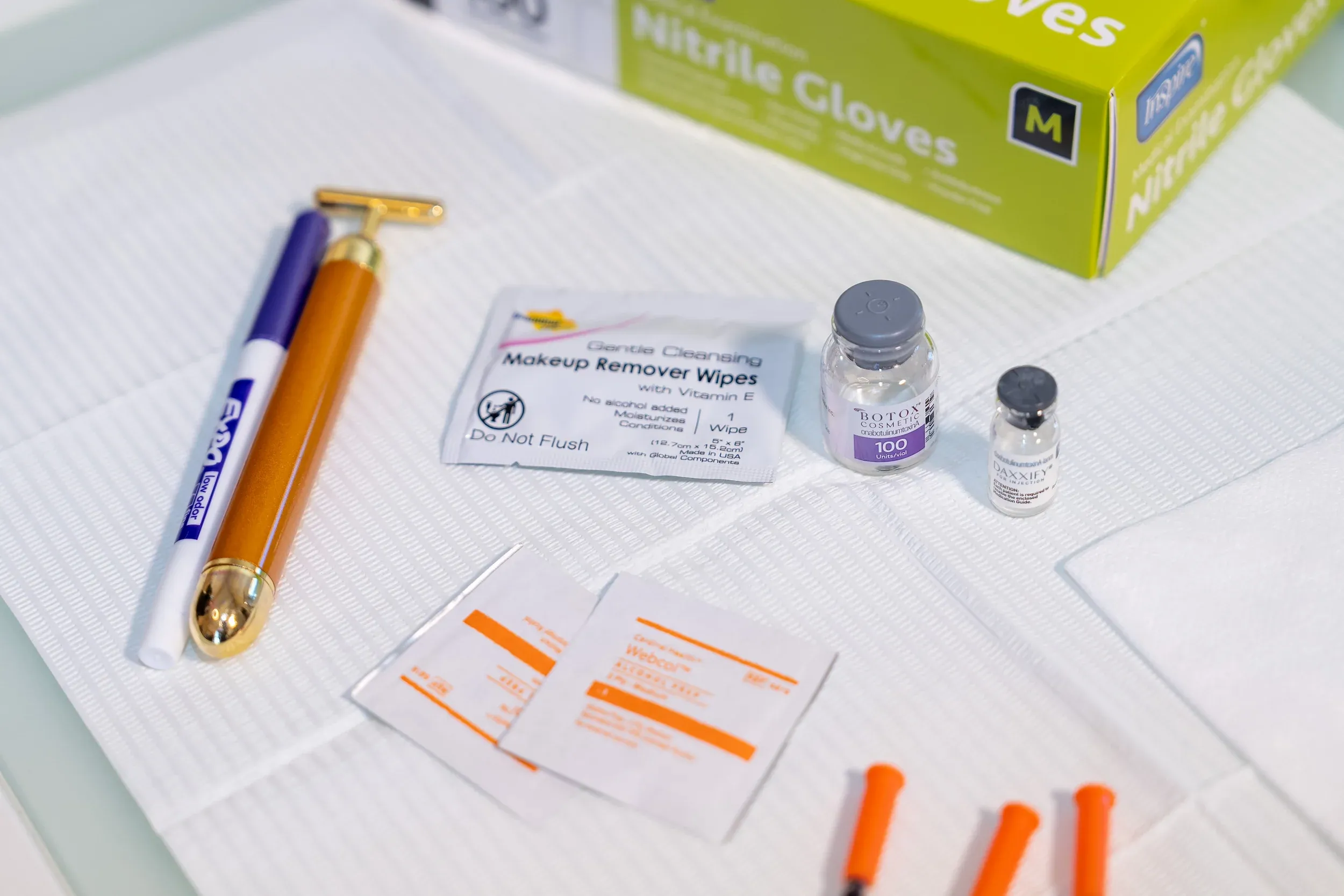 Before and after Botox Cosmetic results showing wrinkle reduction at Eternal Wellness Traverse City