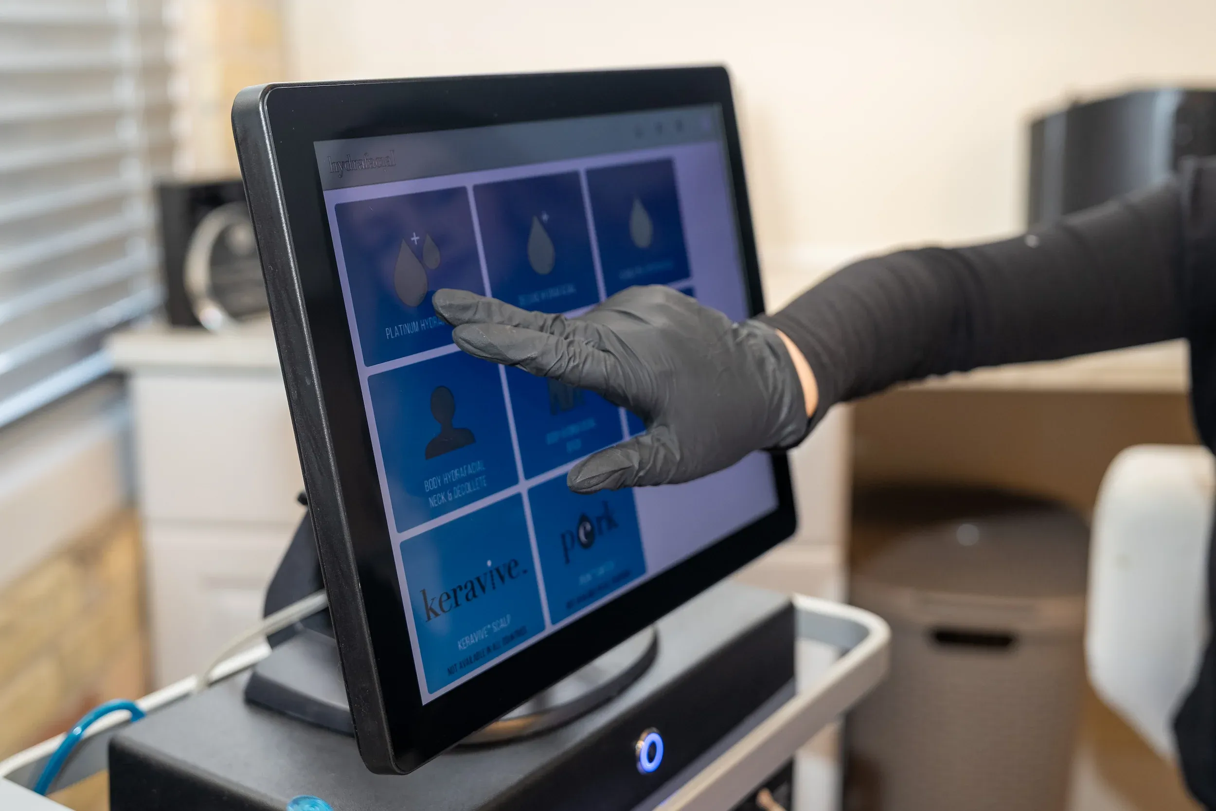 Patient consultation for HydraFacial Body at Eternal Wellness Medical Spa Traverse City