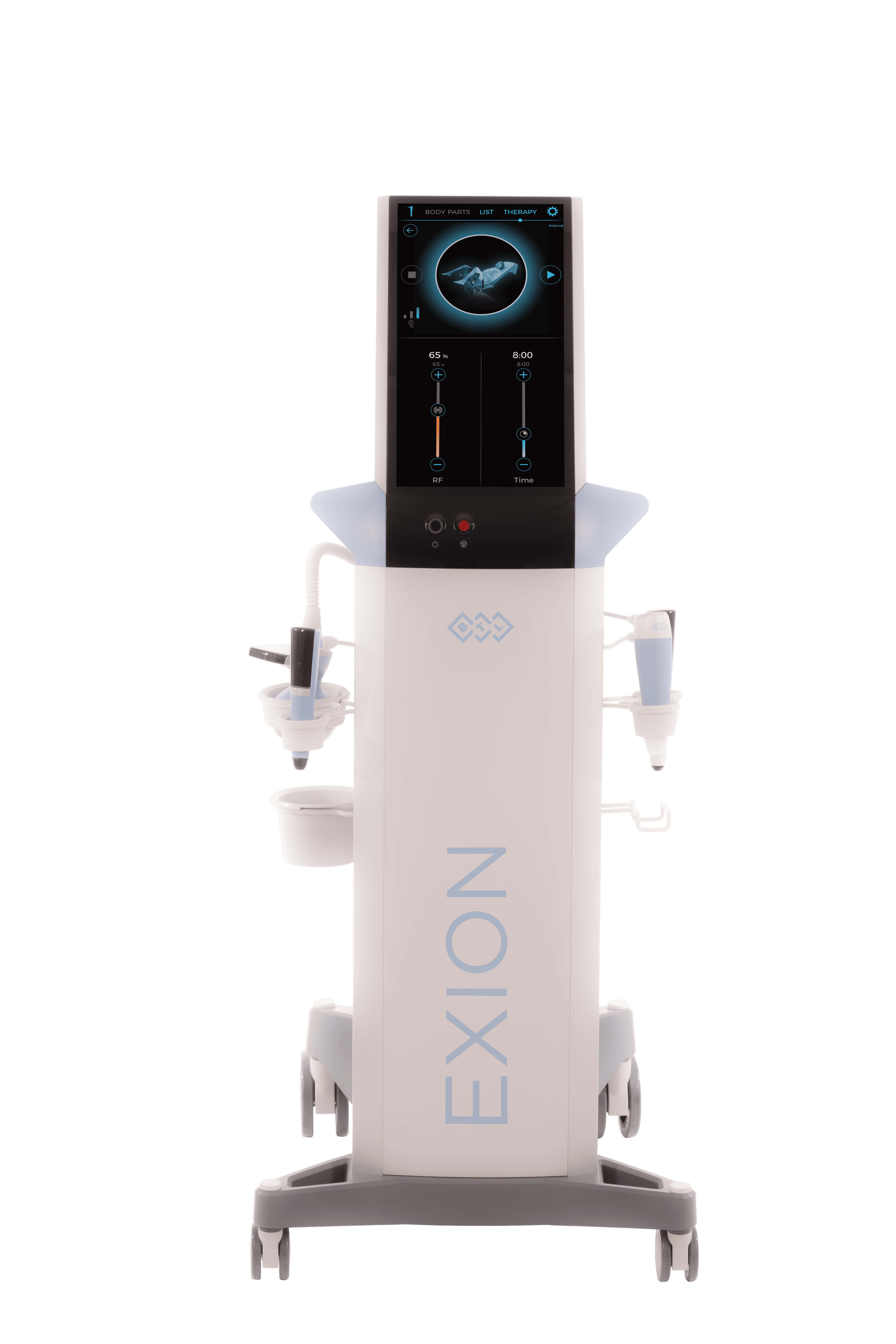 Patient consultation about Exion skin tightening benefits at Enclave Dental Lake Mary FL