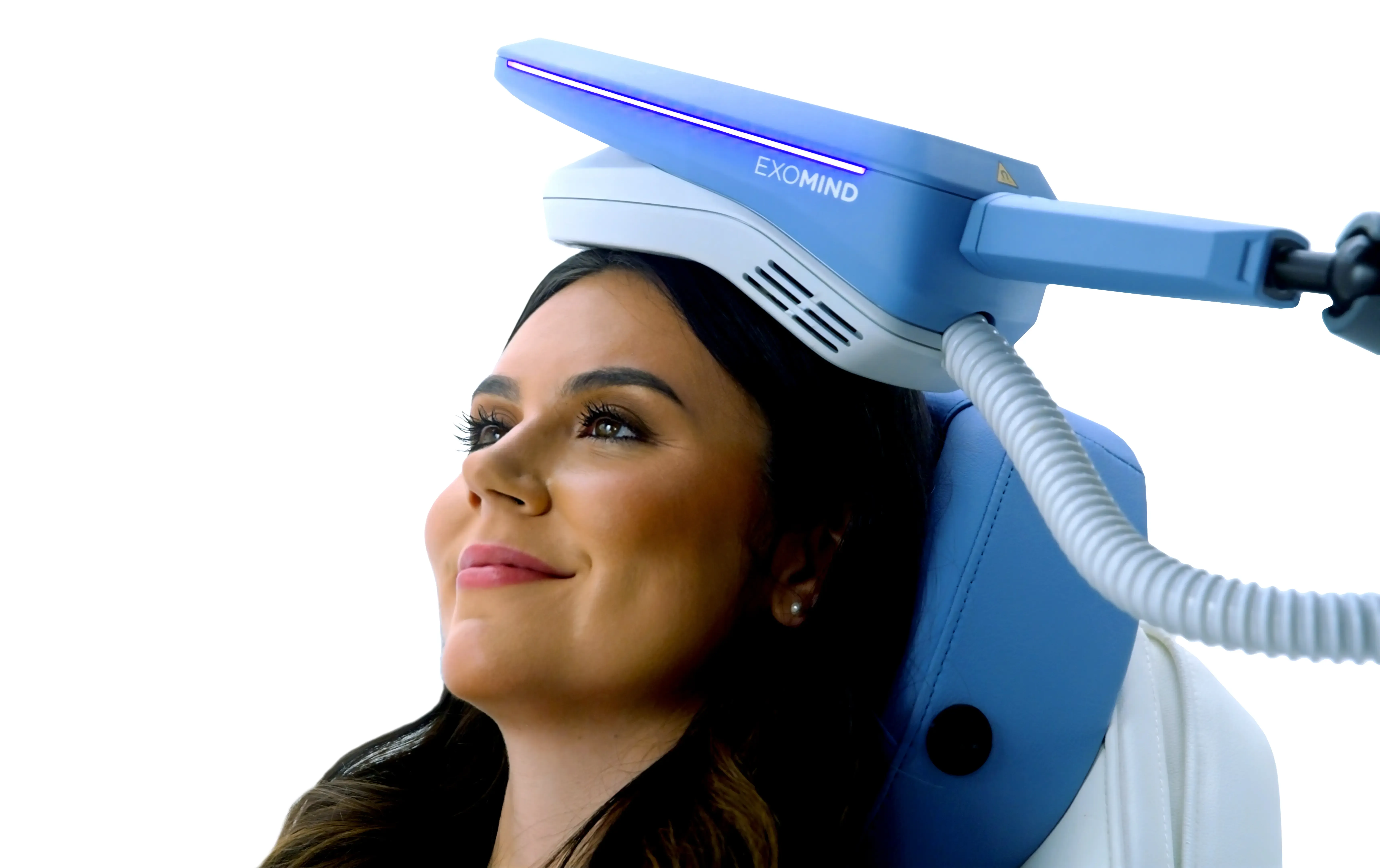 Exomind treatment bay at R&C Psychiatry showing BTL device in Pembroke Pines