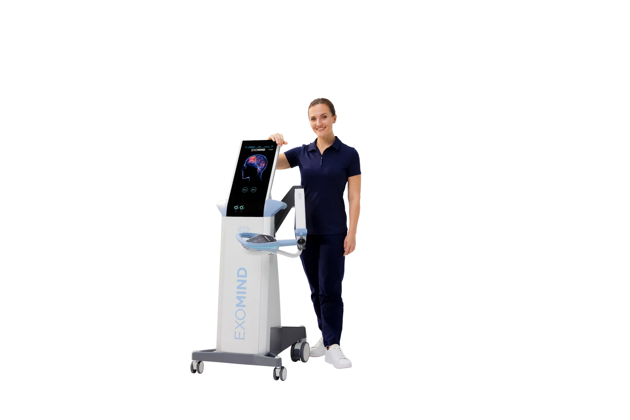 Exomind TMS therapy device used at Ivy Collaborative Healthcare in Augusta, GA