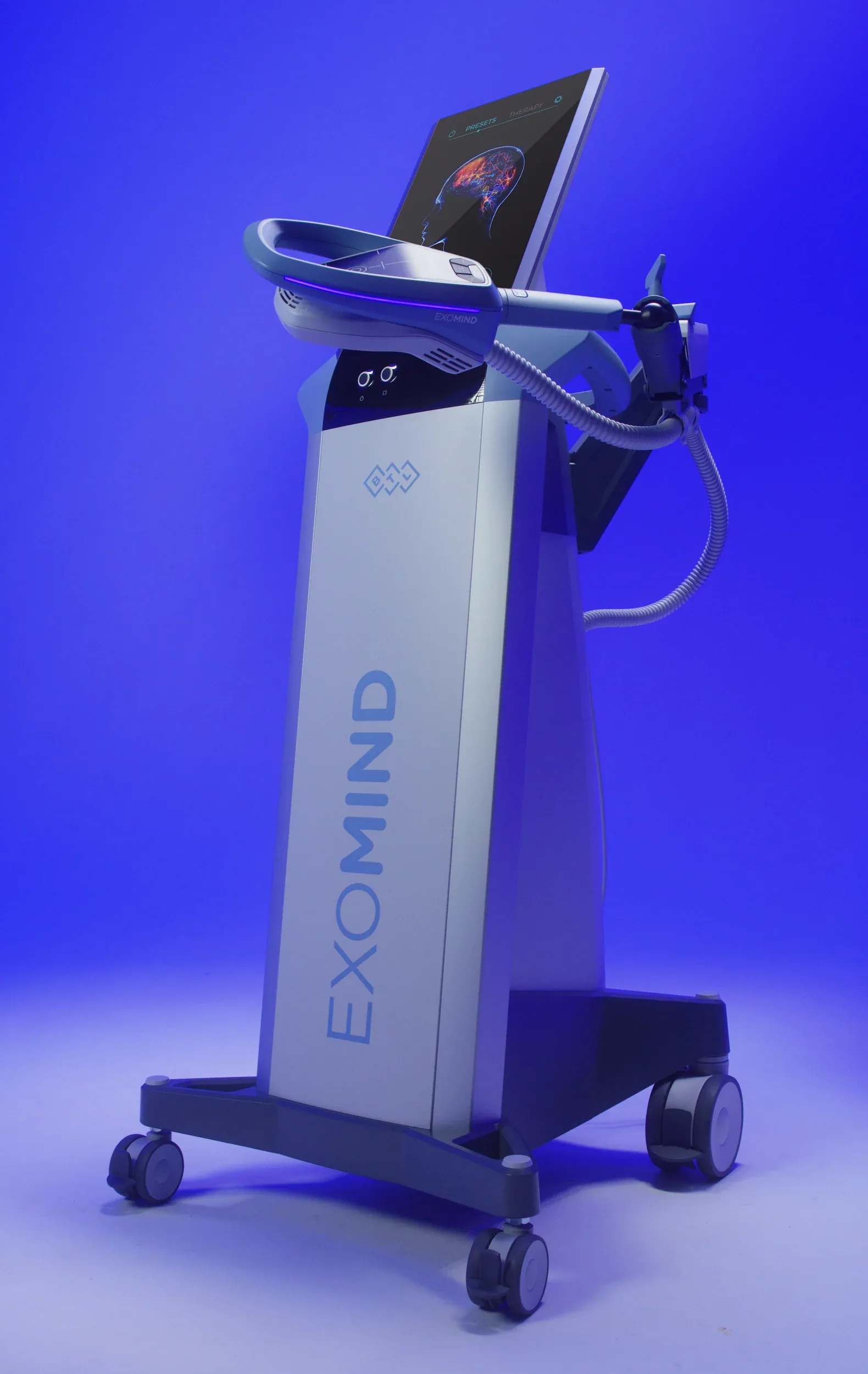 Before and after representation of mental health improvement with Exomind TMS therapy in Augusta, GA