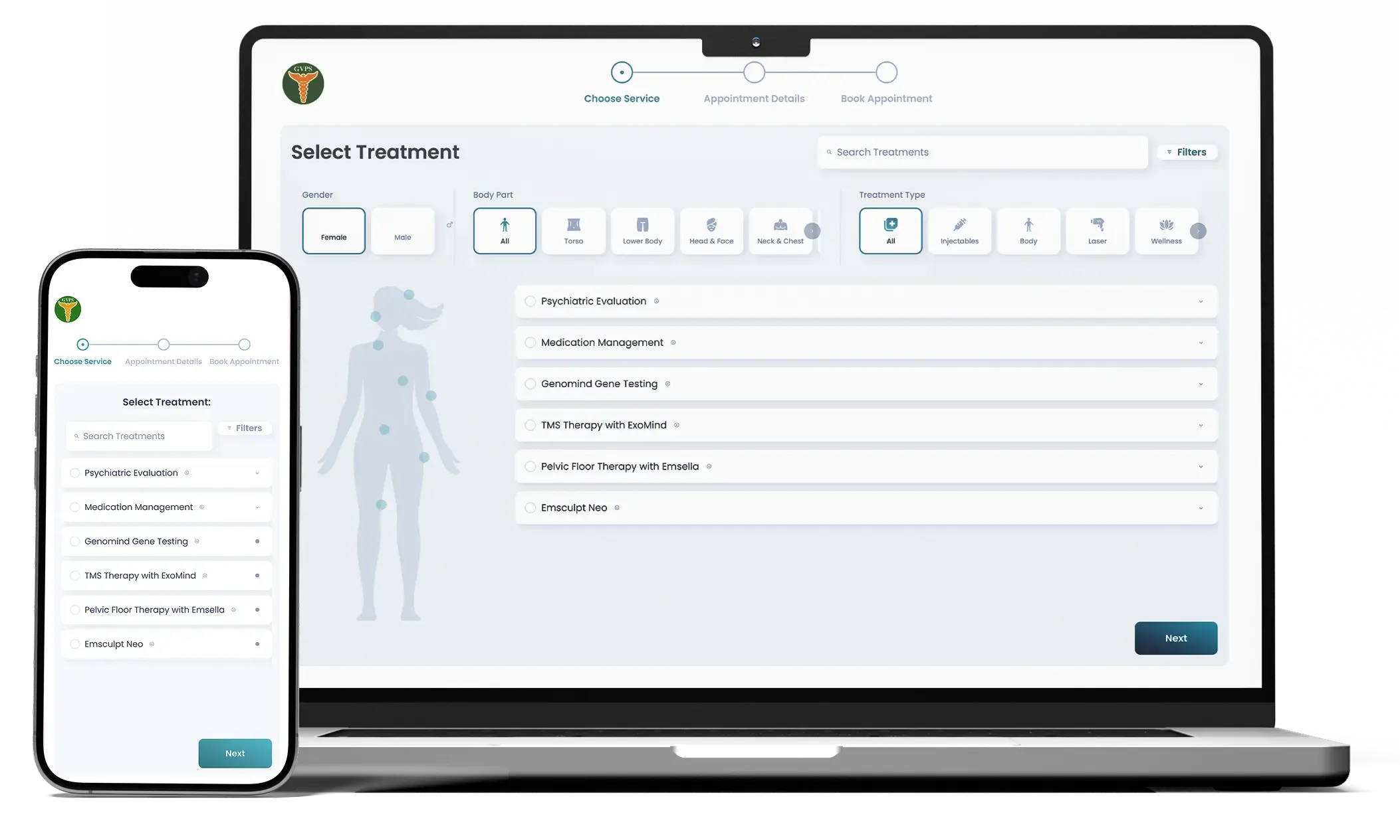 Patient portal and telehealth follow-up at Gonzales-Vigilar Psychiatric Services Ashburn VA