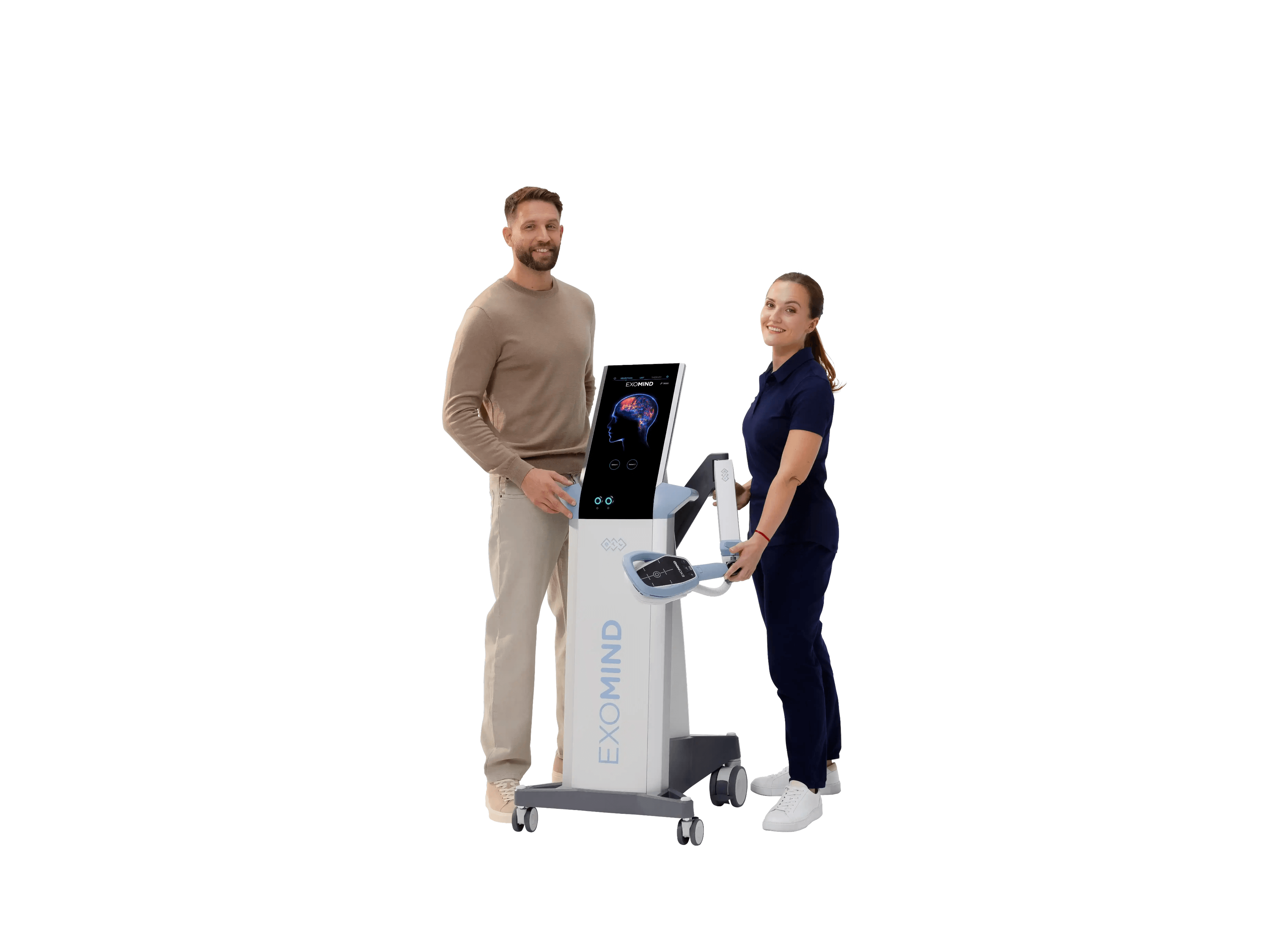 BTL Exomind TMS Therapy headset used at Hartley Health and Wellness Canton GA