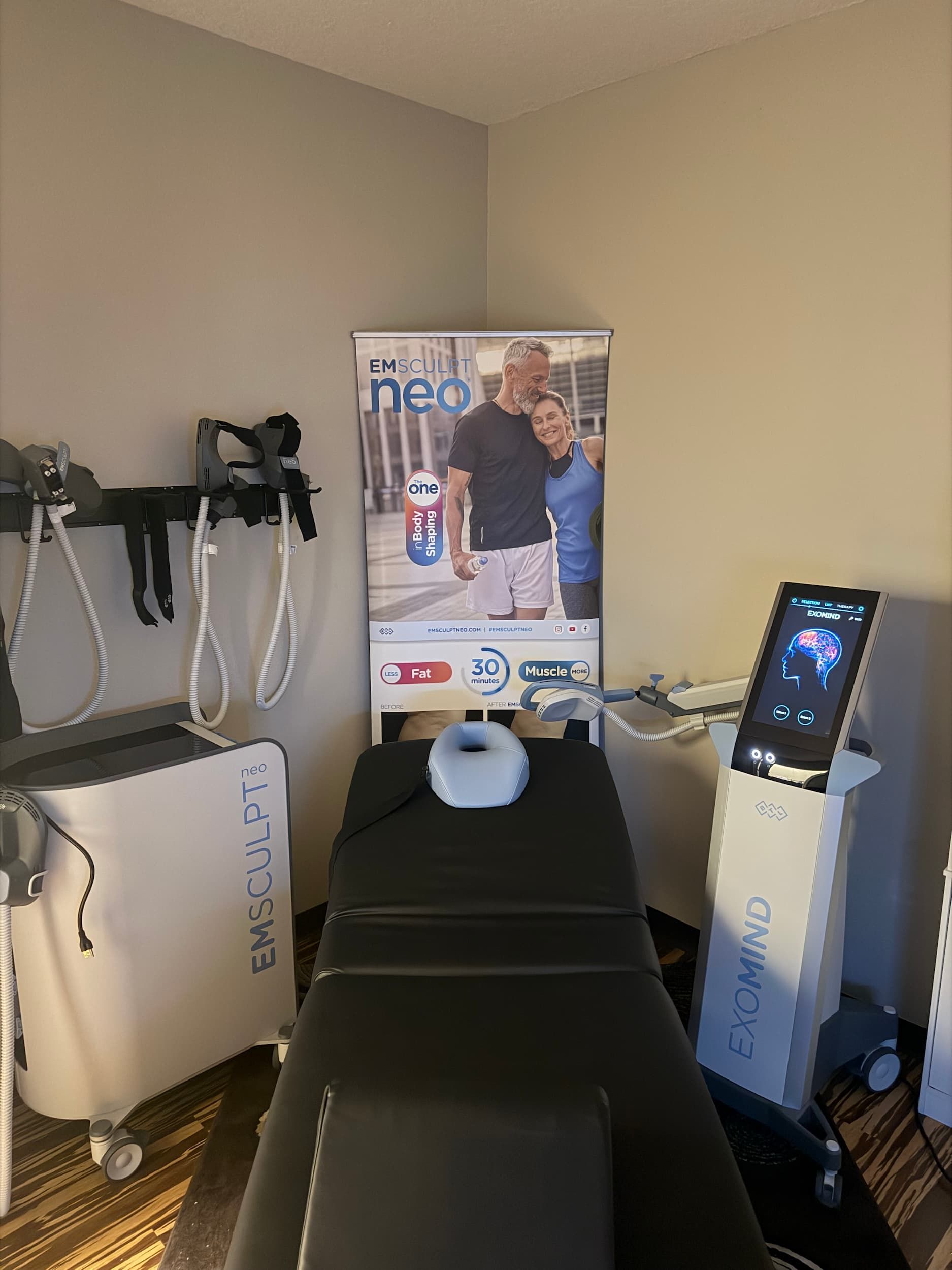 Pelvic floor therapy with the Emsella chair at ProActive Chiropractic in Tampa, FL