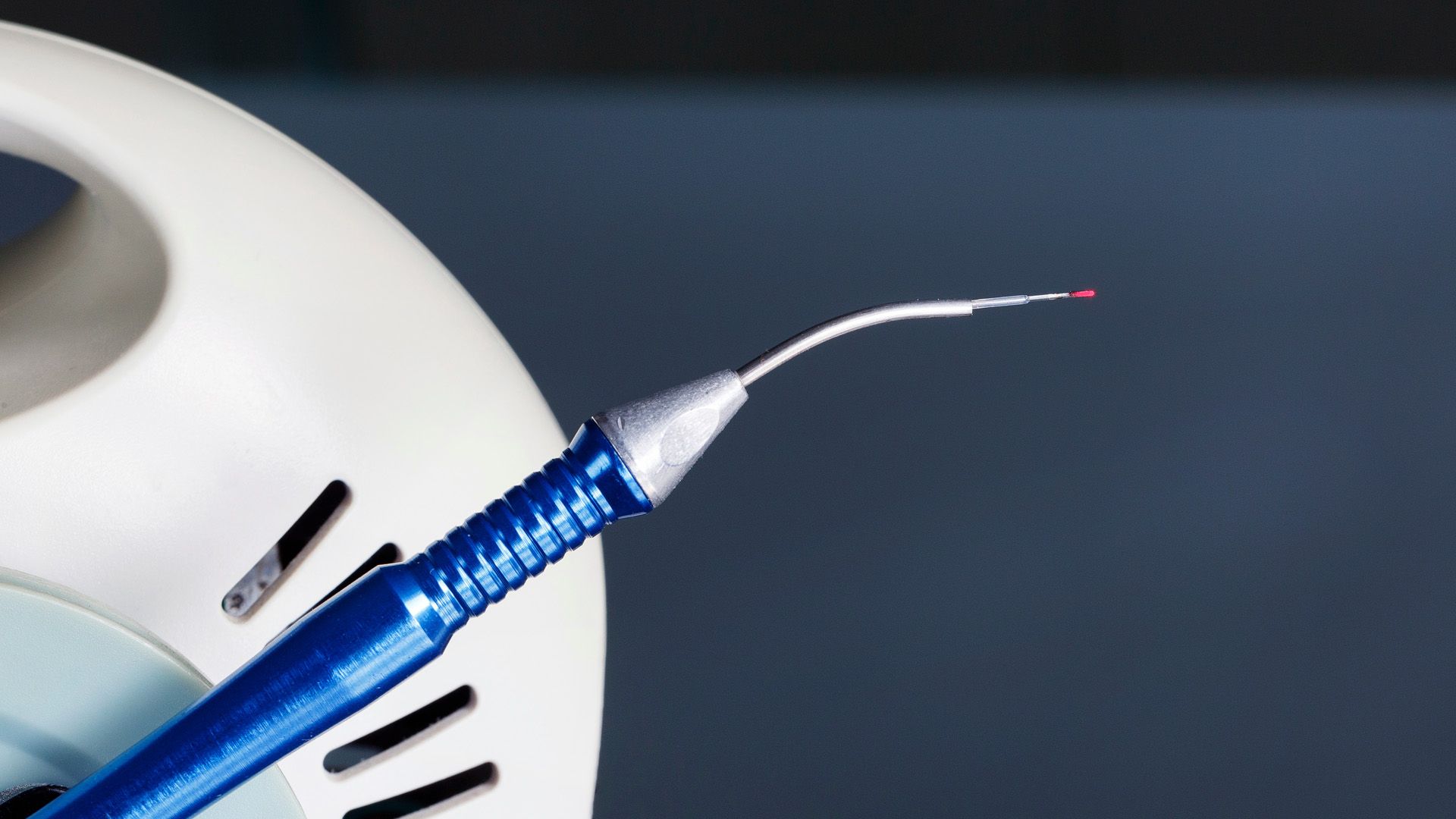 Patient receiving comfortable soft-tissue laser dentistry treatment at Cook Family Dentistry in Santa Rosa Beach