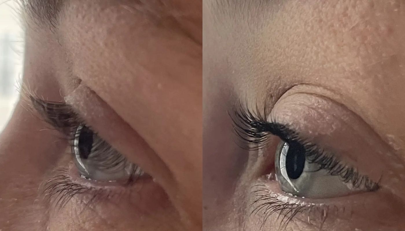 Microblading before and after