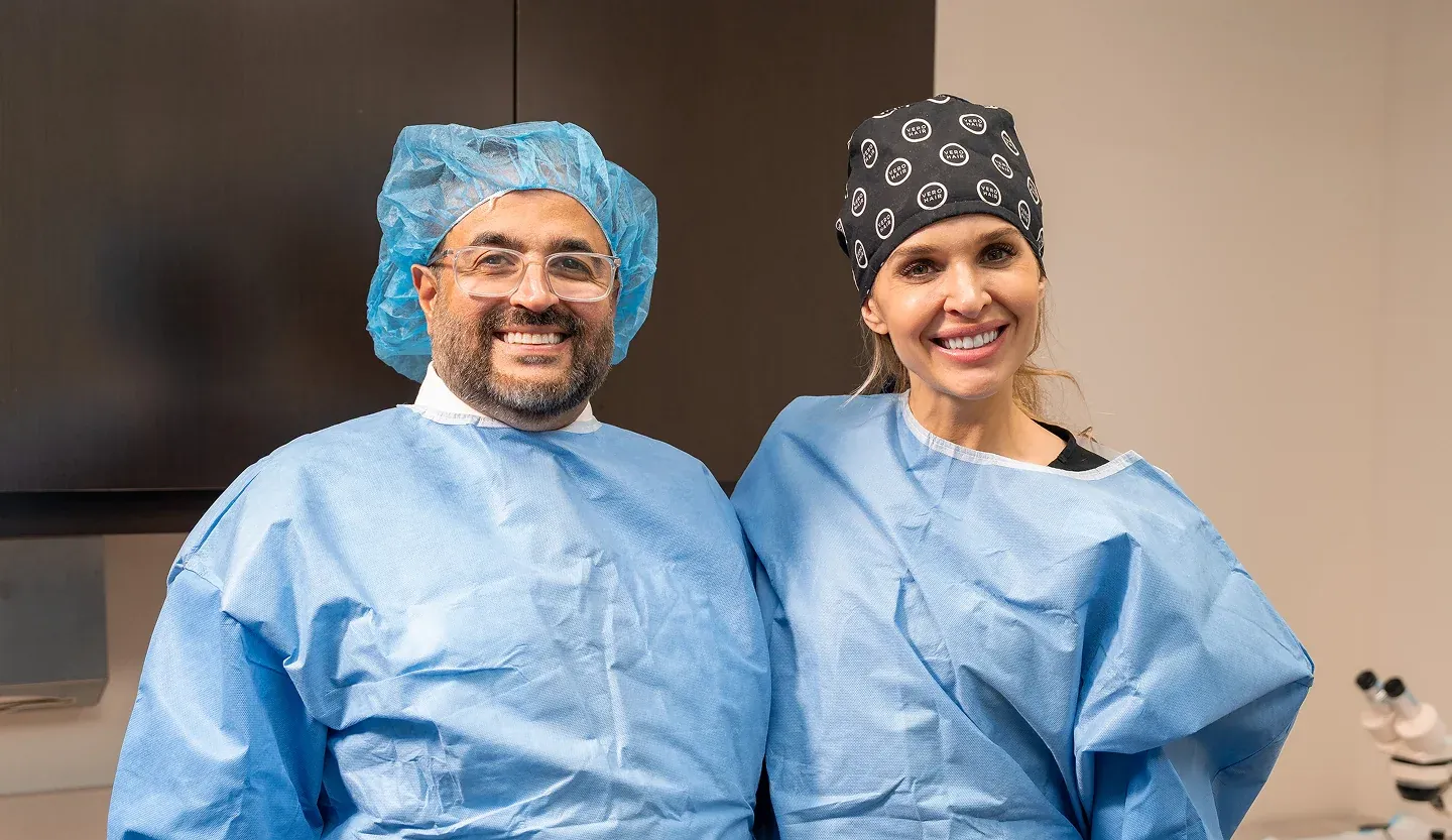 Before and after comparison of oral minoxidil hair regrowth results