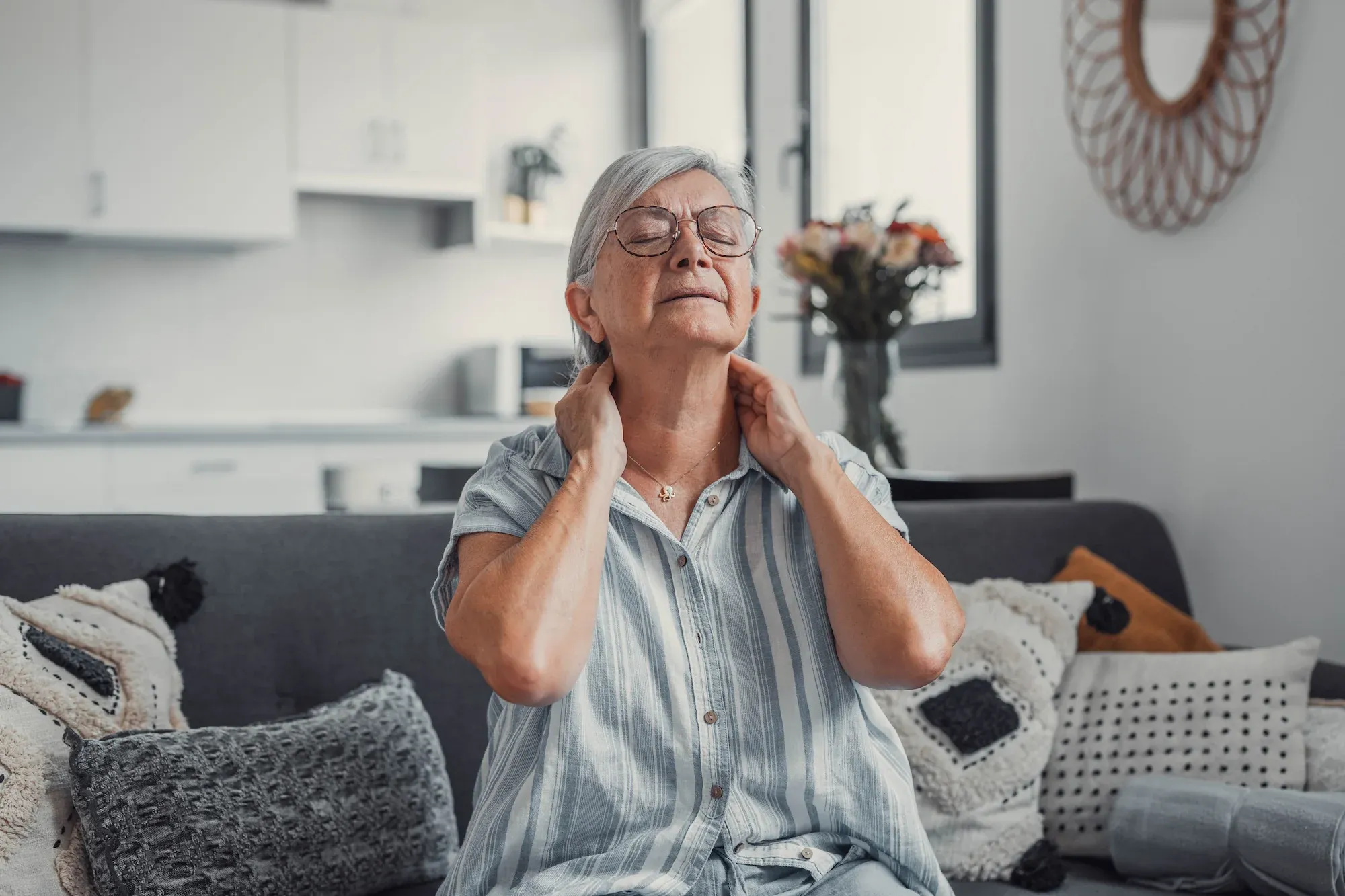 Patient receiving sciatica evaluation at Arise Integrative Wellness Port Charlotte