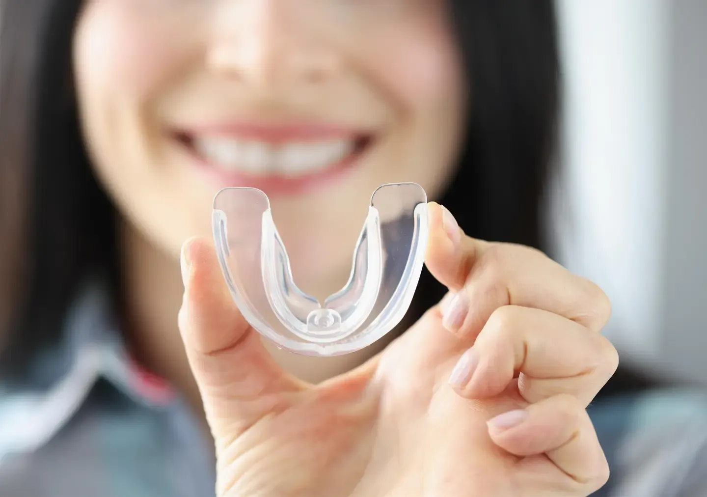 Before and after sleep apnea appliance results showing improved rest at East Ellijay Dental in East Ellijay