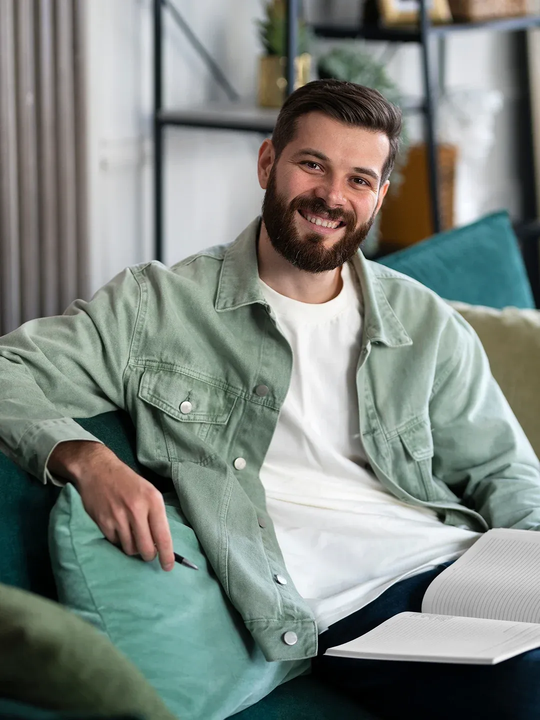 Confident patient portrait after Exomind TMS Therapy at WinMind Lutz