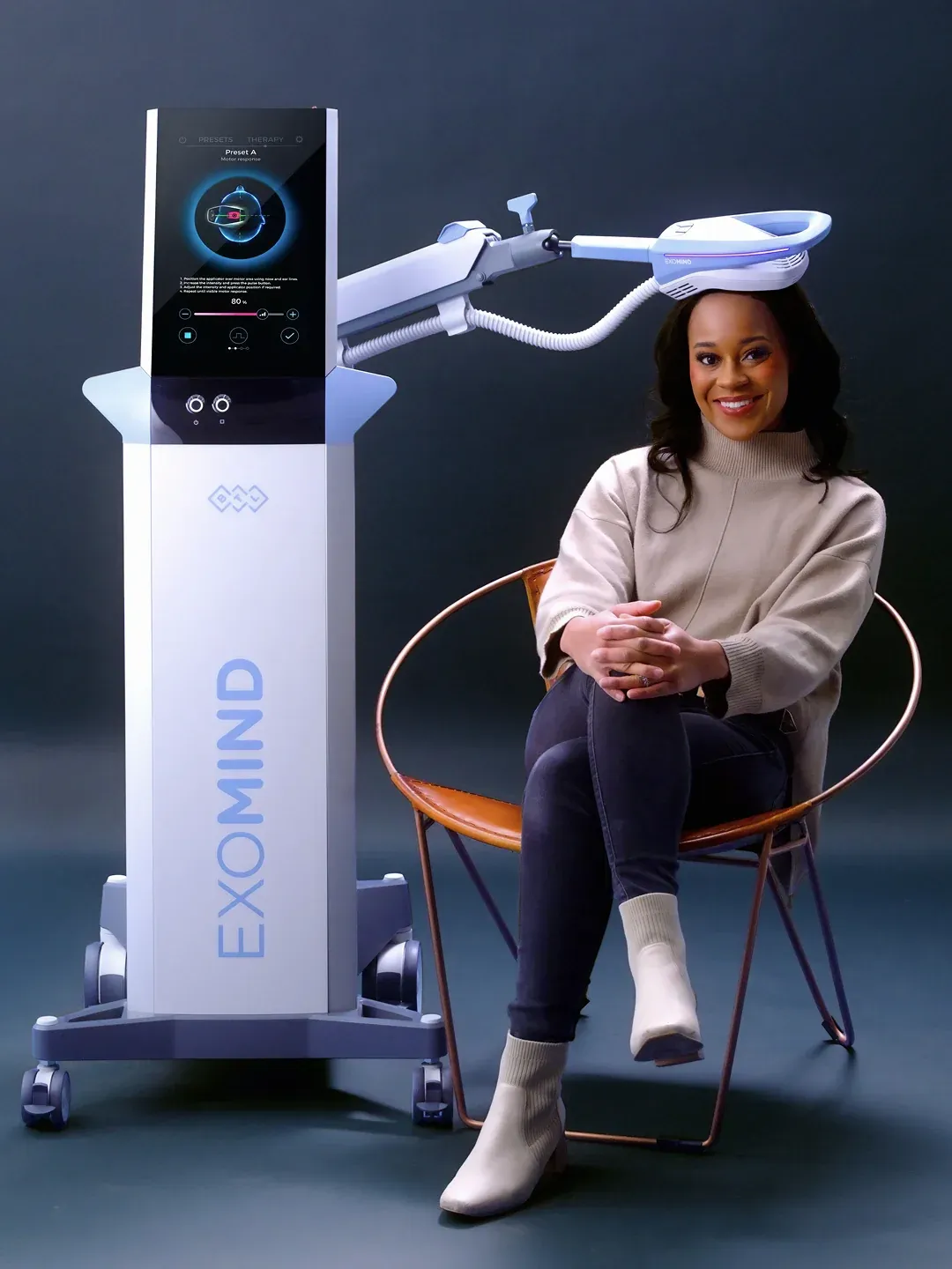 Before and after Exomind TMS results showing mood improvement at WinMind Lutz