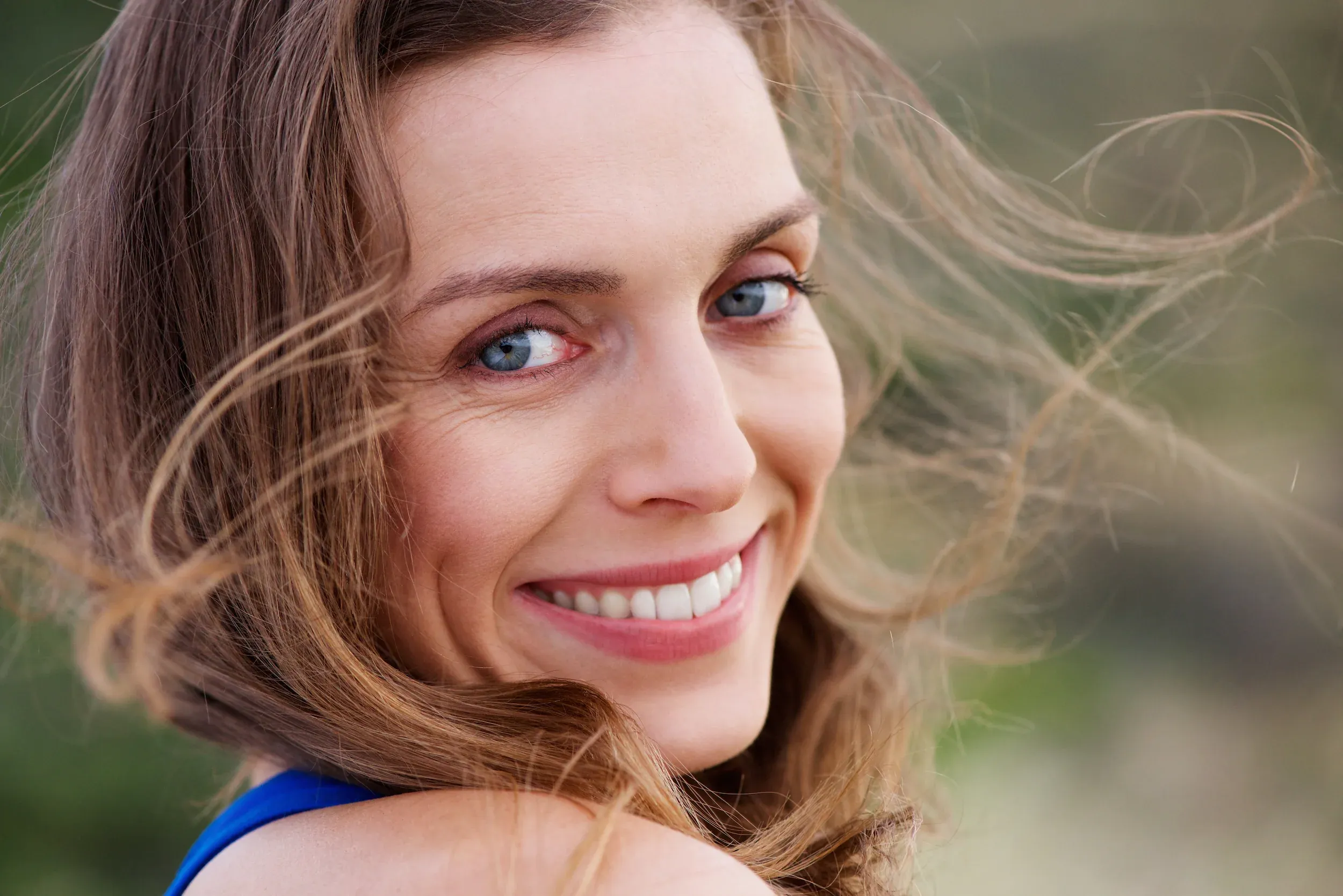 Close-up of wrinkles and fine lines on skin at Mint Aesthetics & Skin Indianapolis