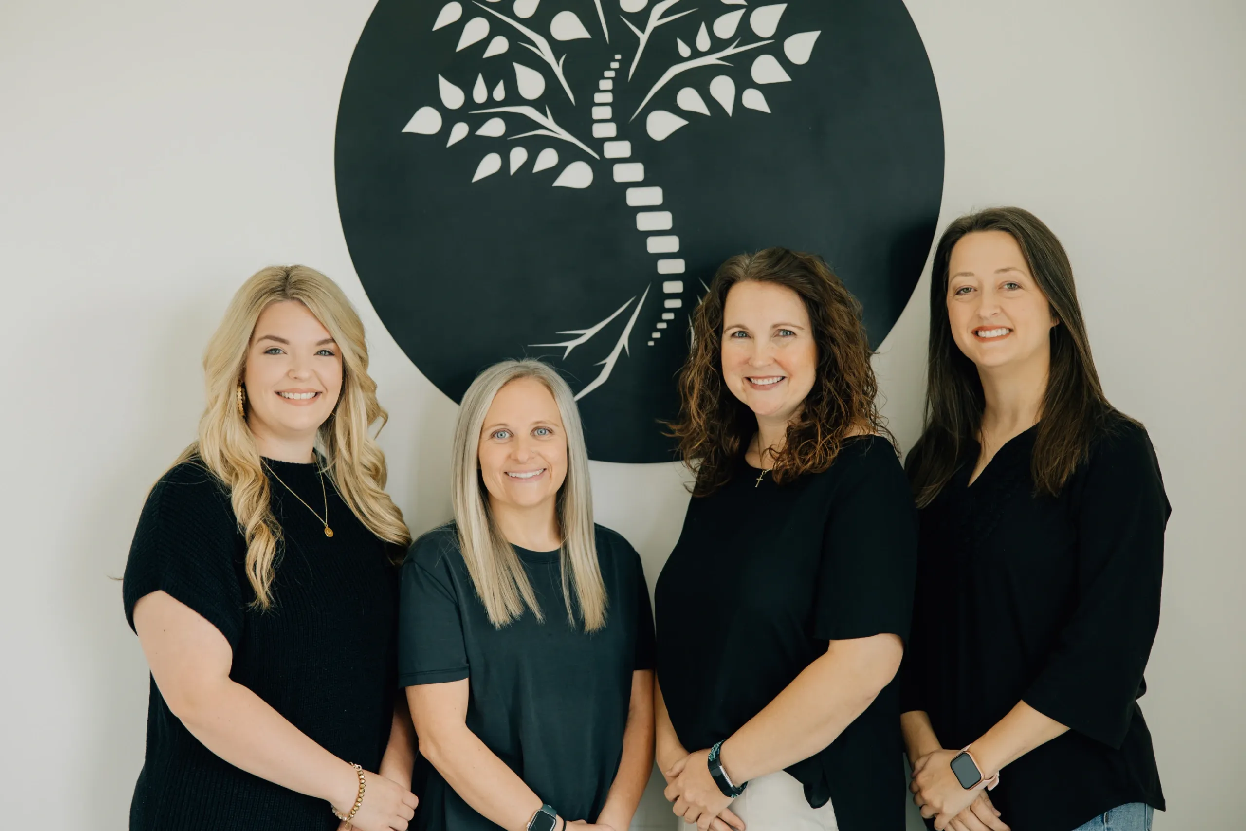Chiropractor consulting with a patient about spinal health in Alma GA