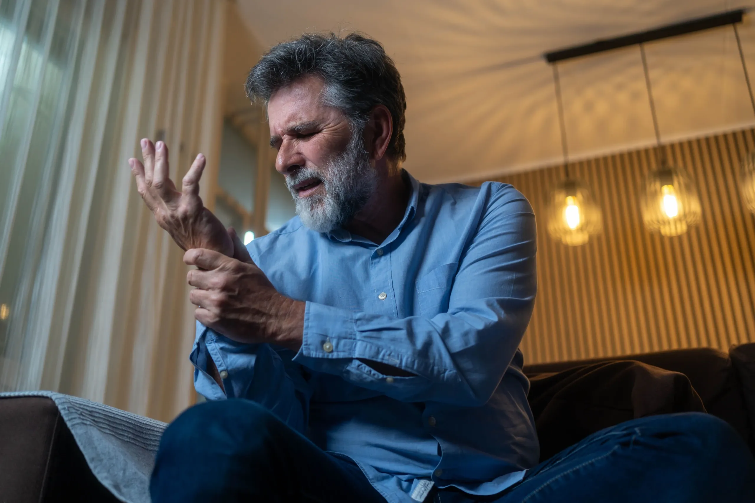 Patient receiving joint pain consultation at Bensa Chiropractic and Wellness Bradenton