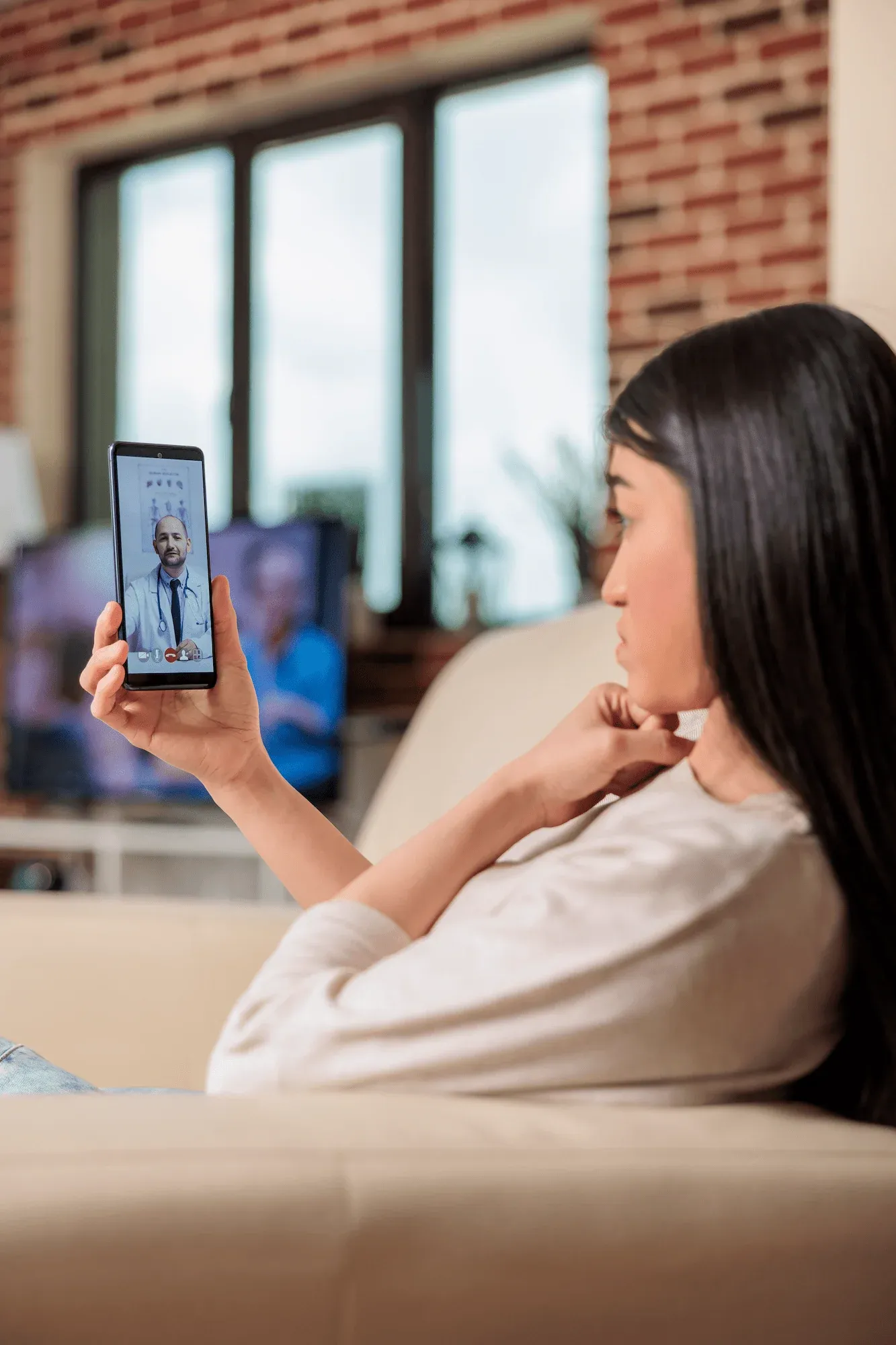 Patient consultation for telehealth at Arise Integrative Wellness Port Charlotte