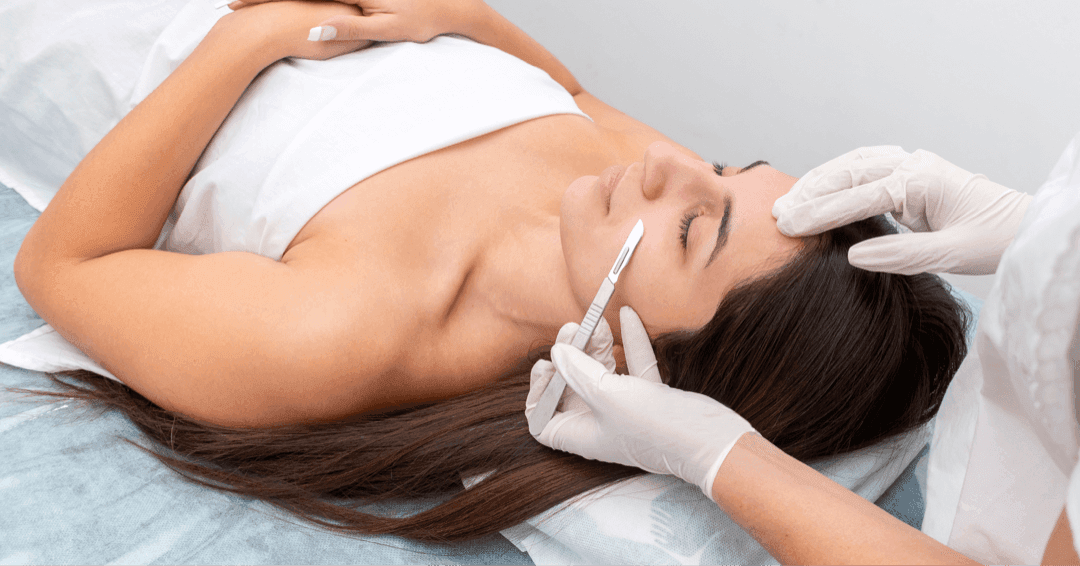 Abstract soft gradient background representing skin renewal and rejuvenation