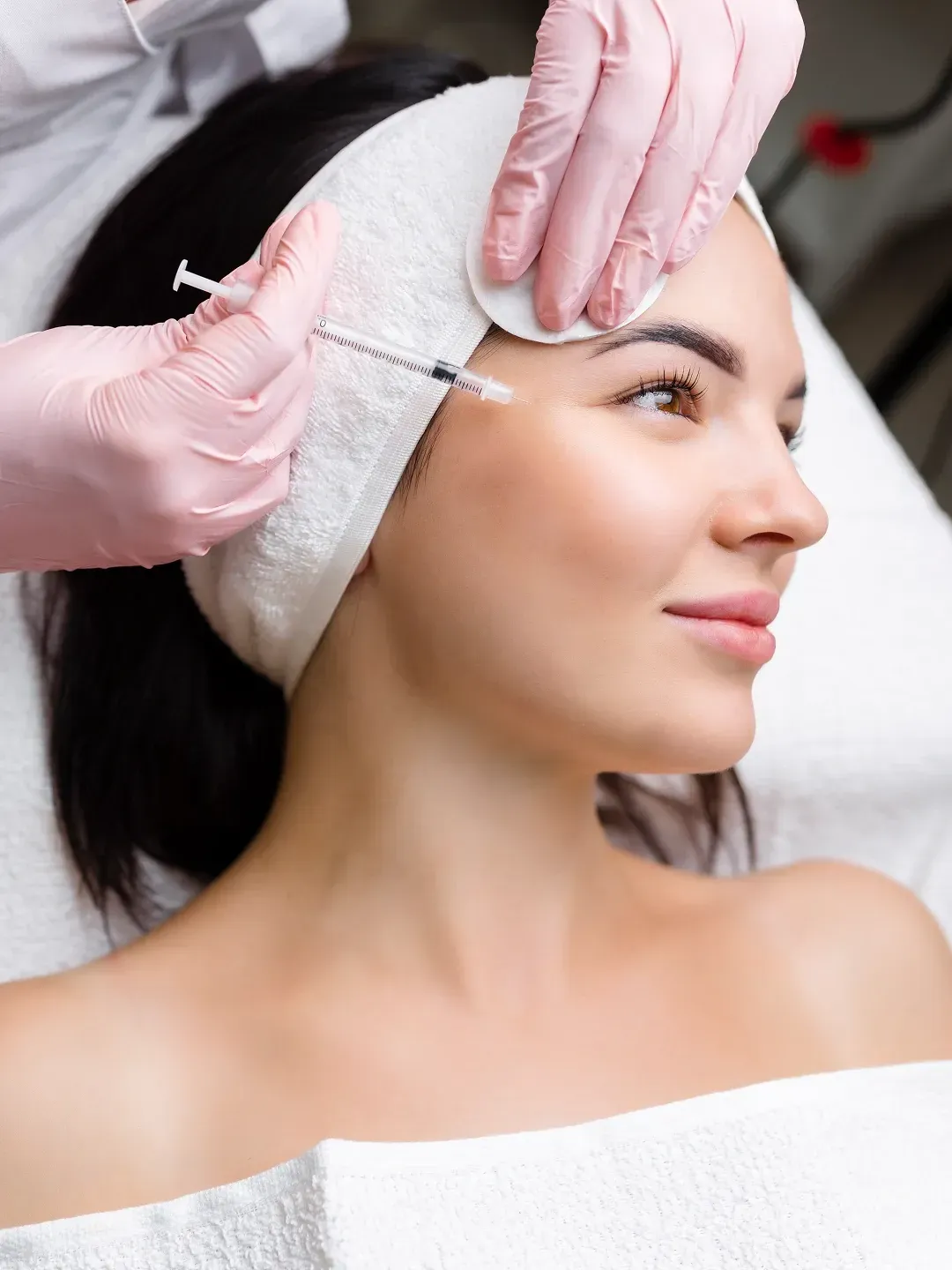 Patient consultation about Botox injections near me at Heritage Wellness Crescent Springs