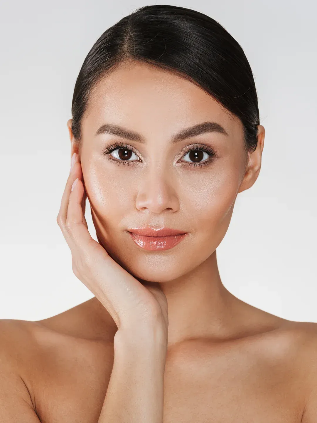 Confident patient portrait after Botox injections at Heritage Crescent Springs