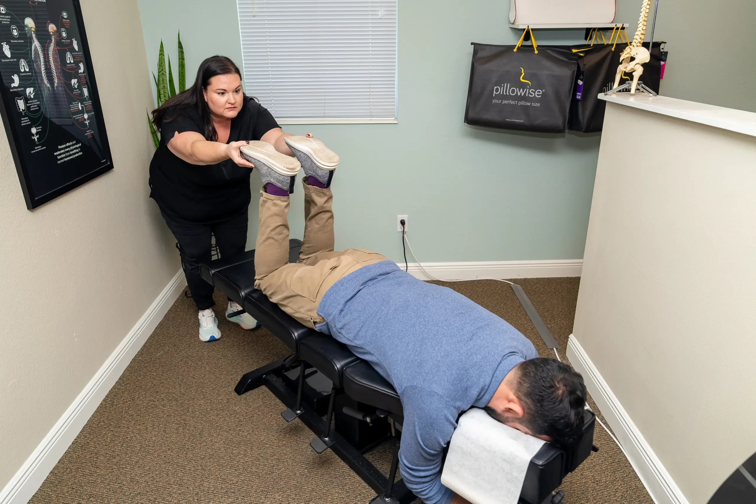 Chiropractic adjustment equipment used at Arise Integrative Wellness Port Charlotte