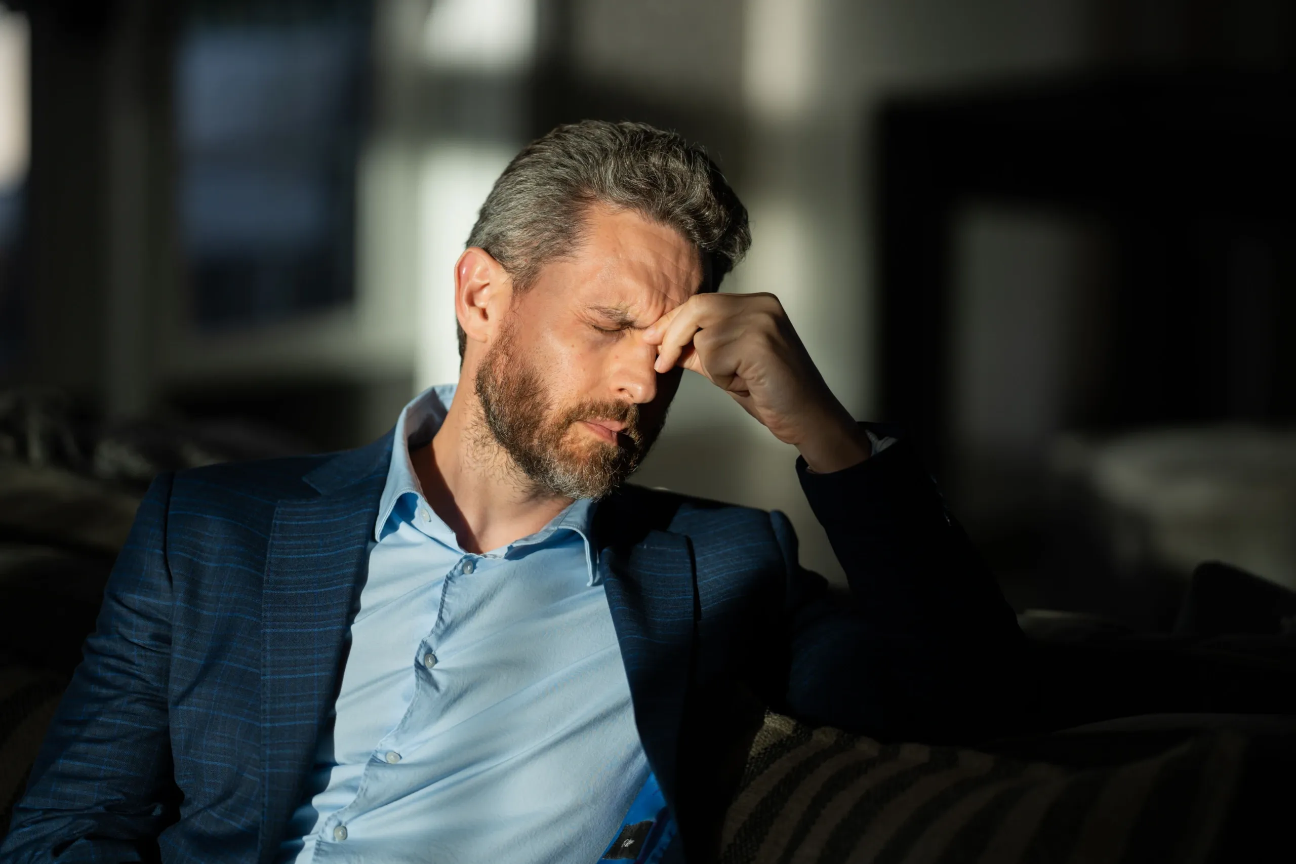 Brain imaging showing neurological pathways affected by chronic migraines