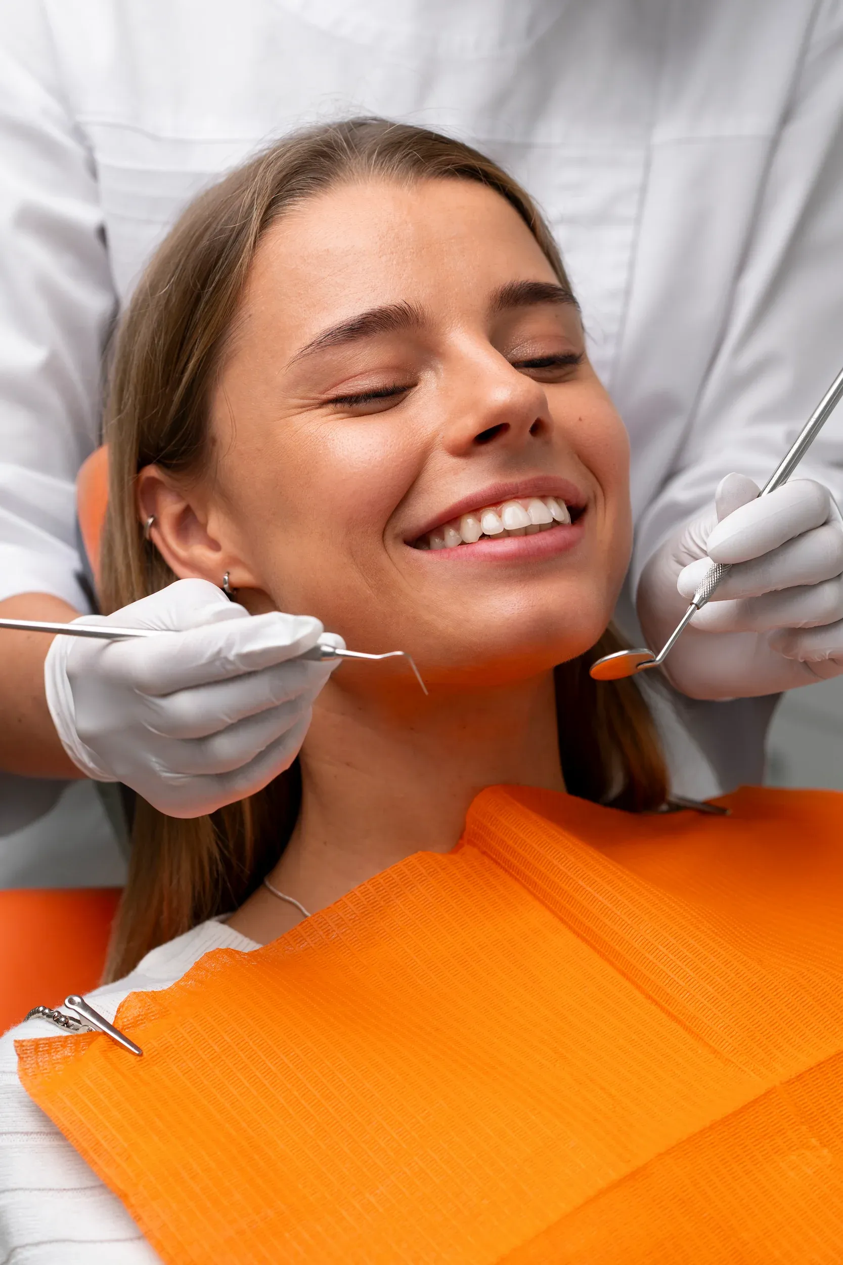 Patient consultation for gum disease treatment at Dental World Longwood