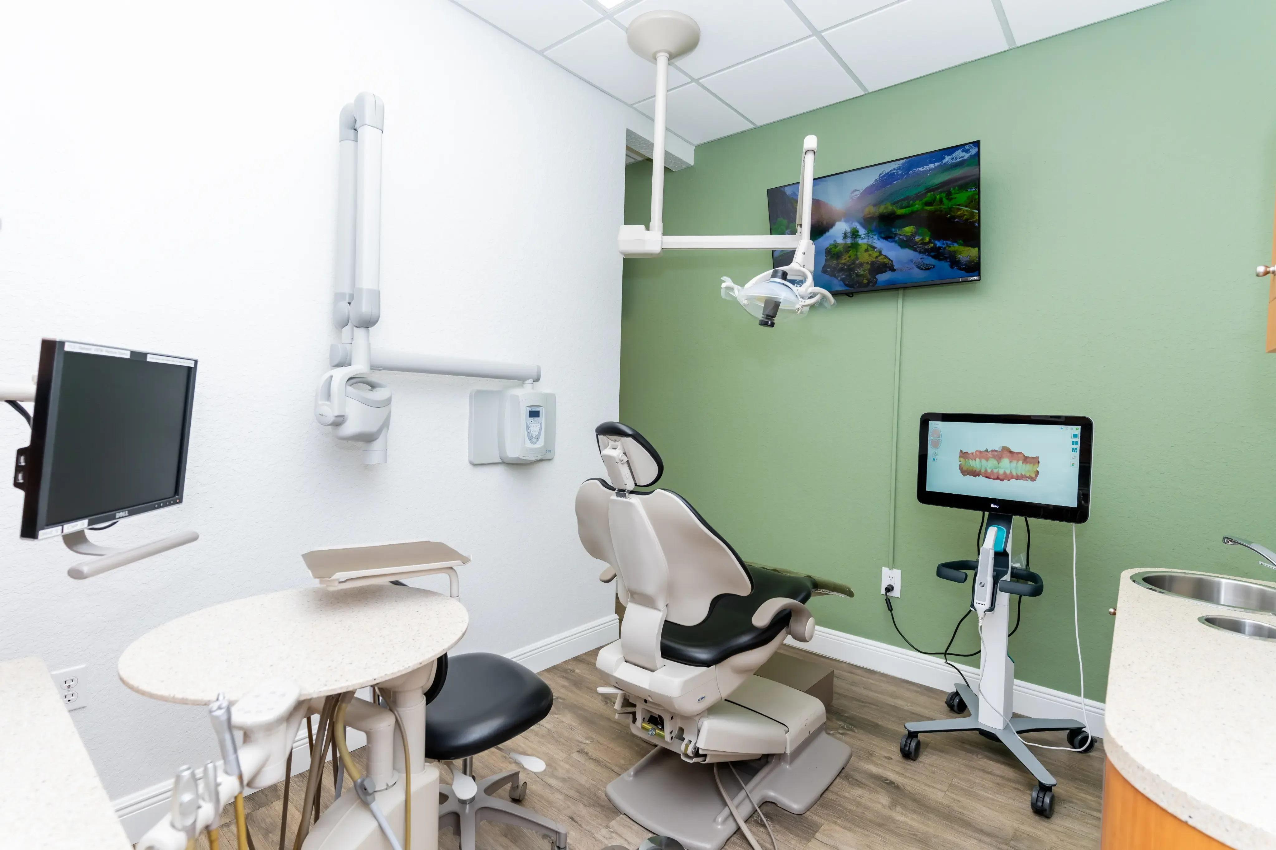 Enclave Dental front desk welcoming patients Lake Mary FL