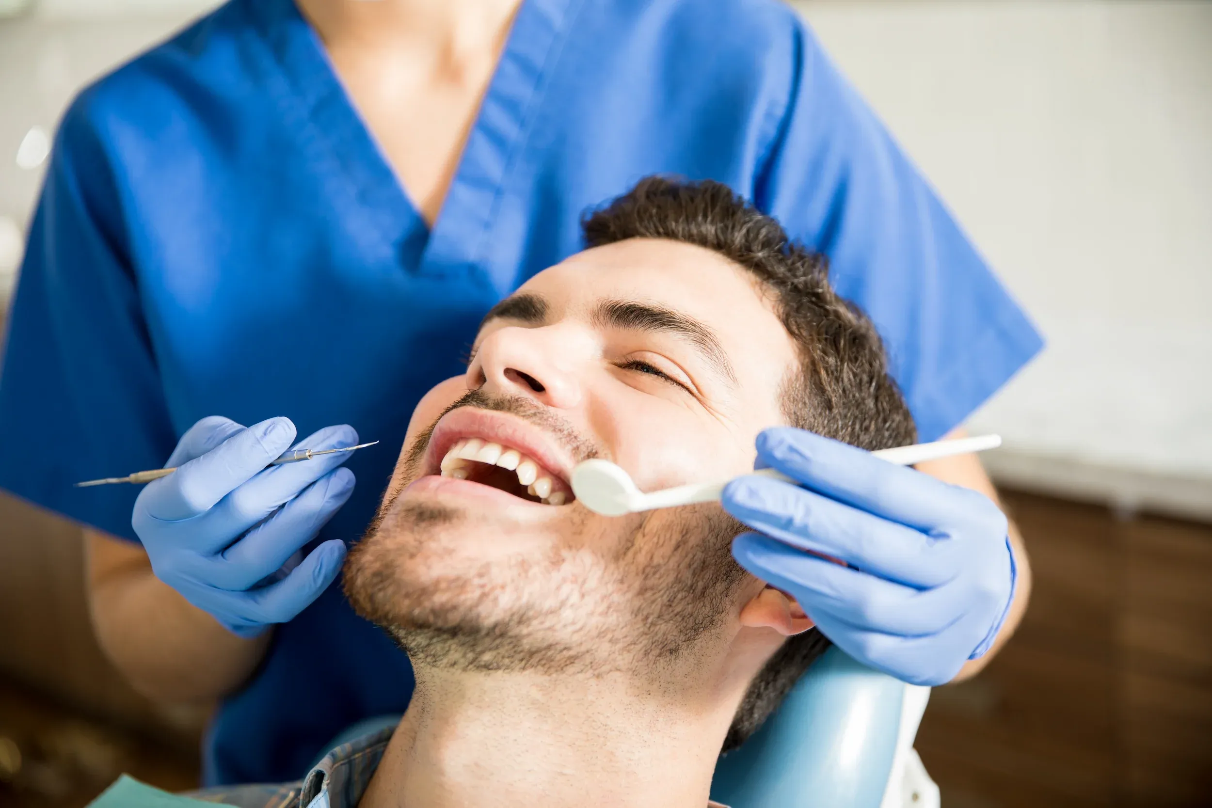 Patient consulting with Dr. Cook about dental bone grafting at Cook Family Dentistry in Santa Rosa Beach, FL