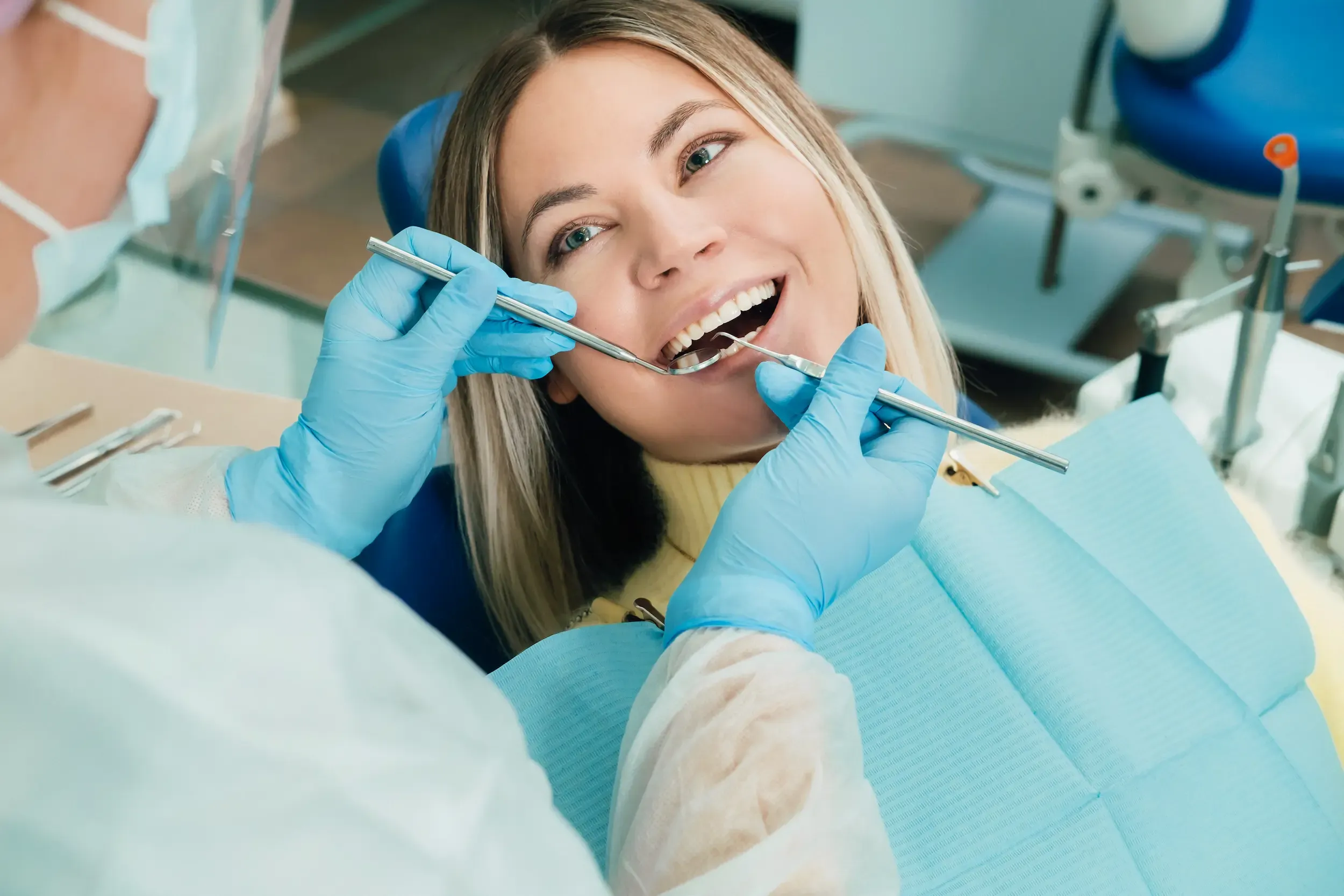 Patient receiving a dental crown at Cook Family Dentistry in Santa Rosa Beach