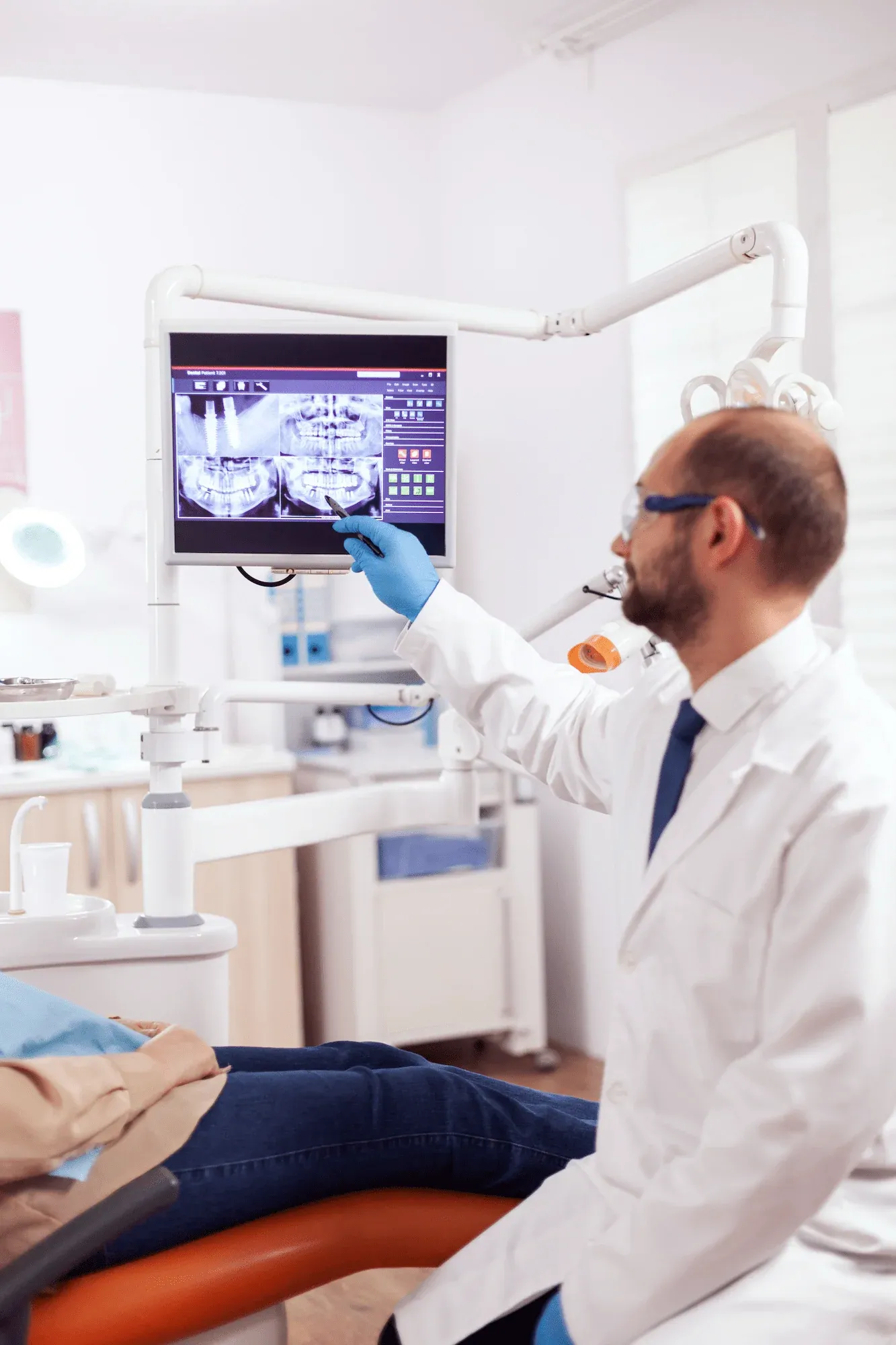 Primescan digital scanner in use at Cook Family Dentistry in Santa Rosa Beach, FL