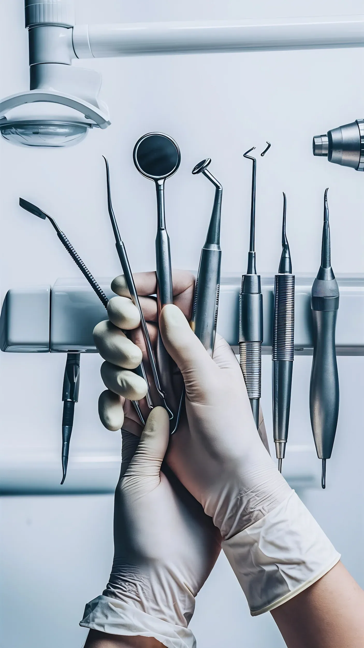 Professional whitening gel and equipment used at Dental World Longwood